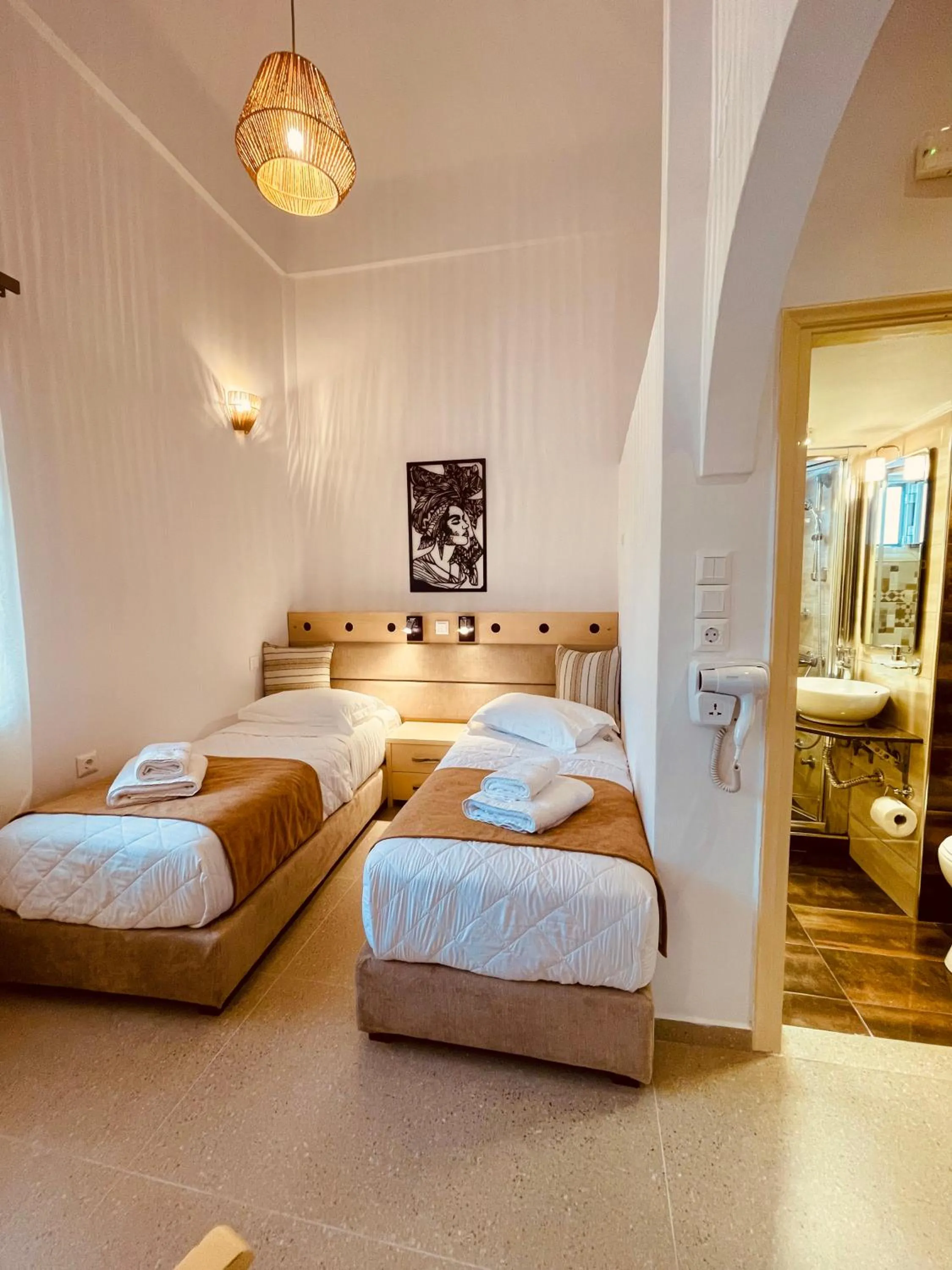 Bed in Semiramis Guesthouse