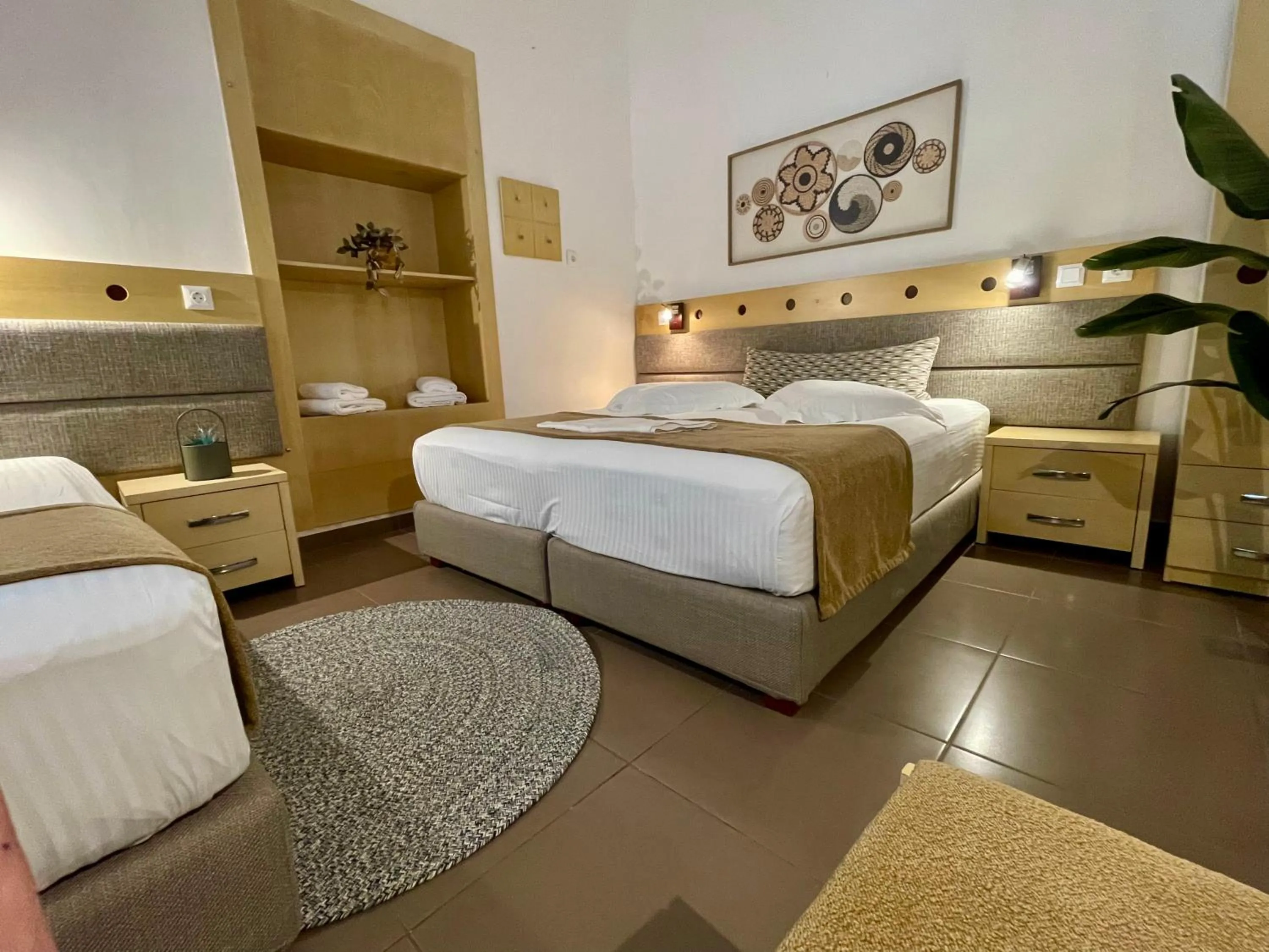 Bed in Semiramis Guesthouse