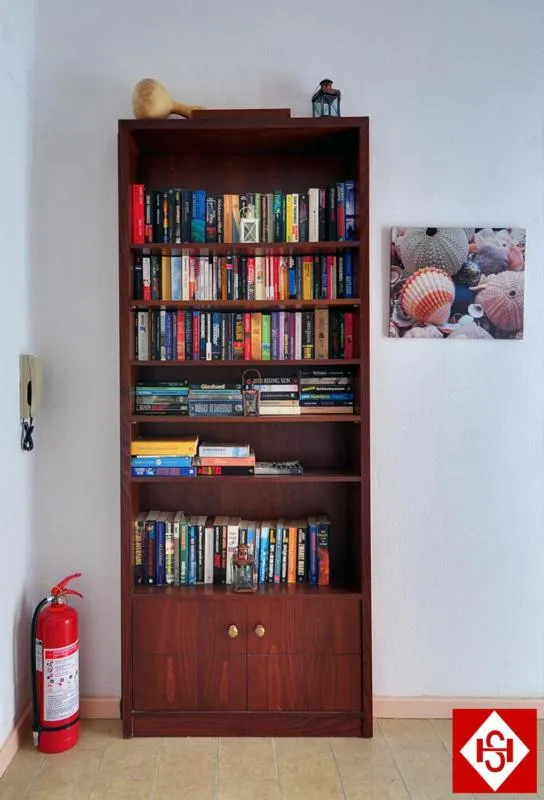 Library in Semiramis Guesthouse