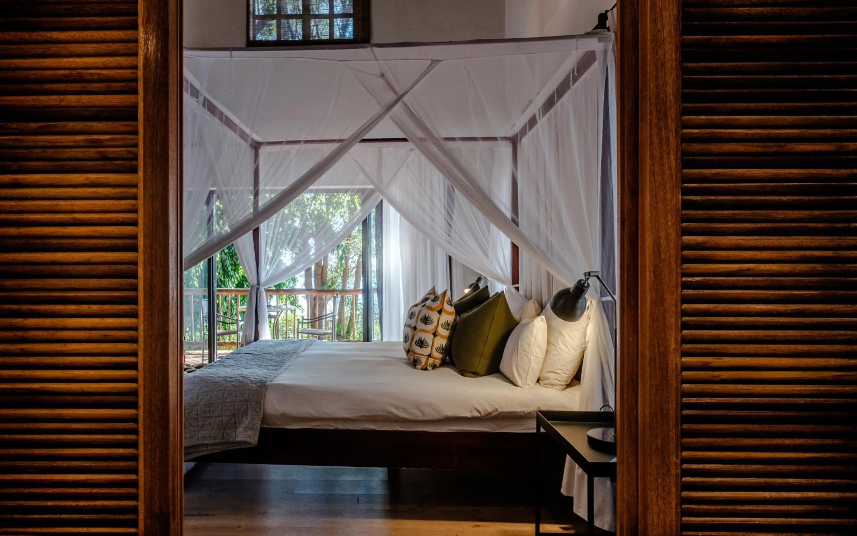 Bed in Chobe Marina Lodge