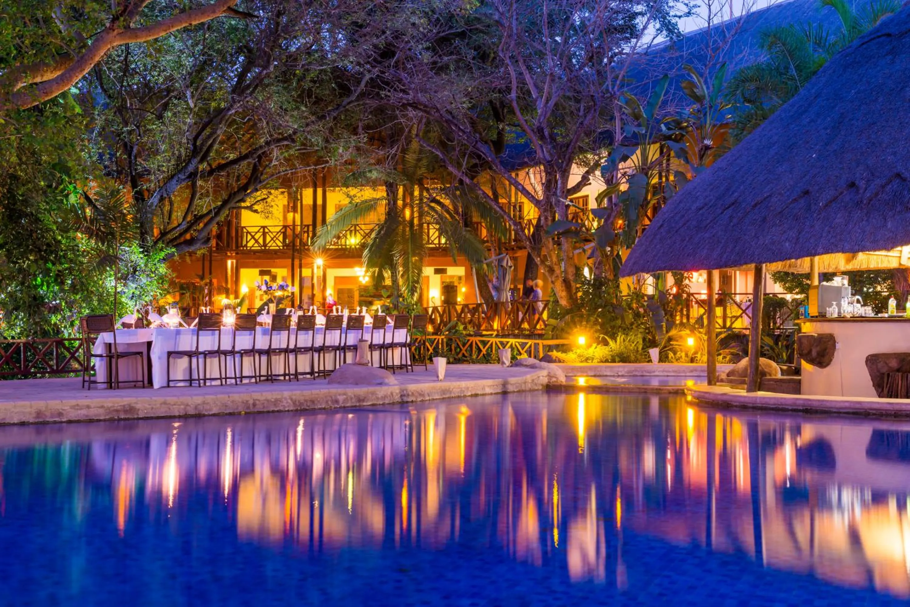 Swimming pool in Chobe Marina Lodge