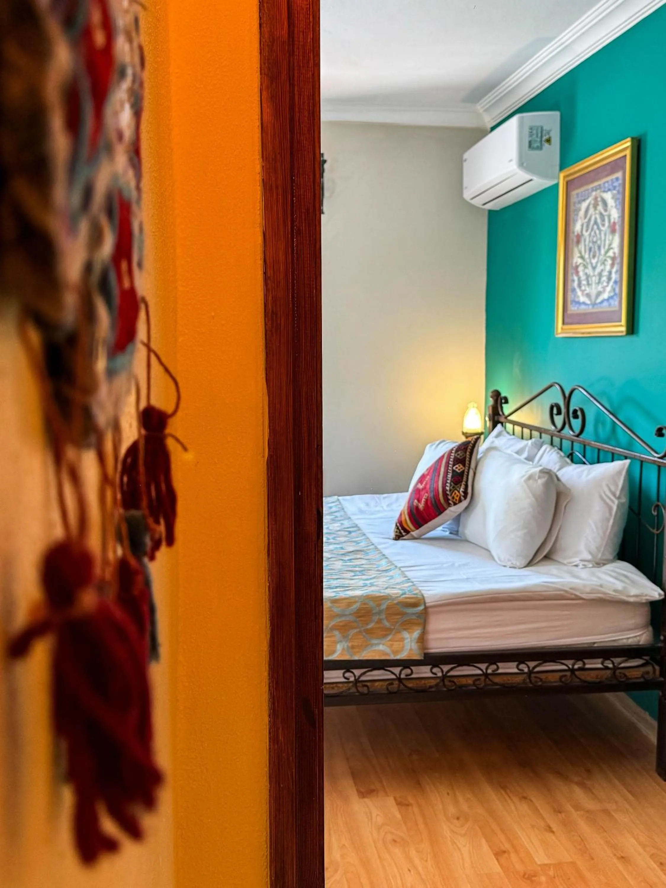 Bed in Nomads Cave Hotel & Rooftop