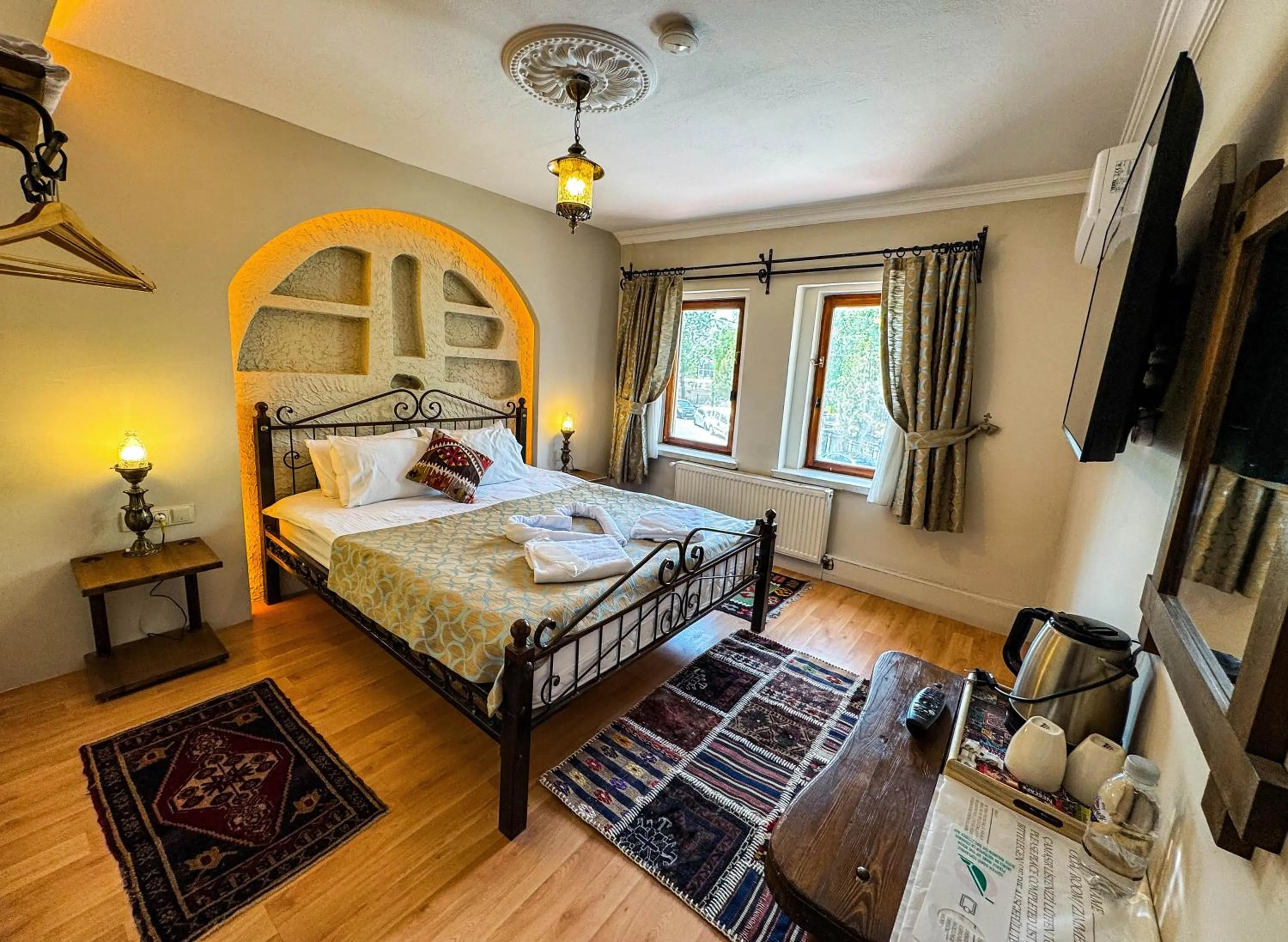 Bed in Nomads Cave Hotel & Rooftop