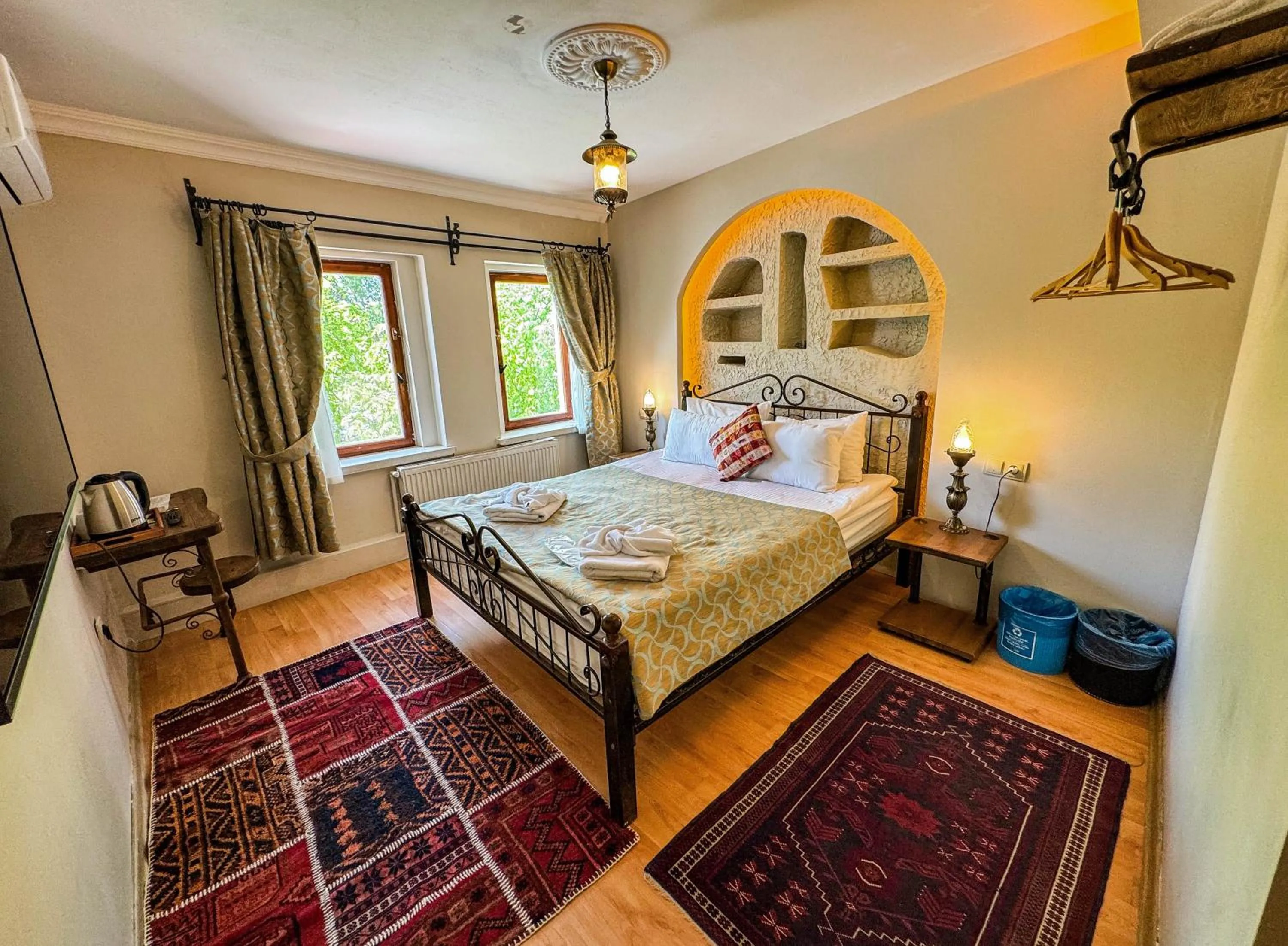 Bed in Nomads Cave Hotel & Rooftop