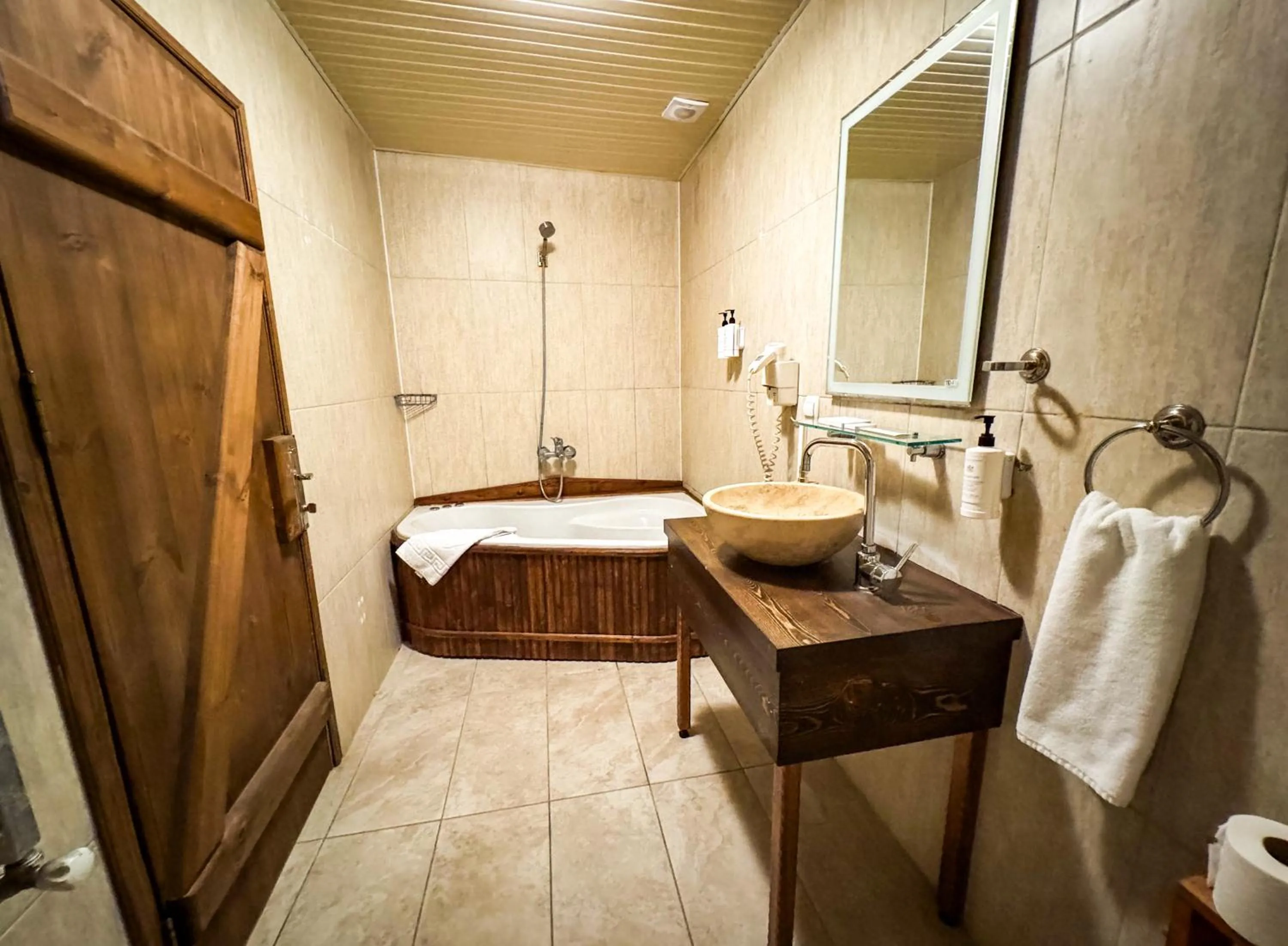 Bed in Nomads Cave Hotel & Rooftop