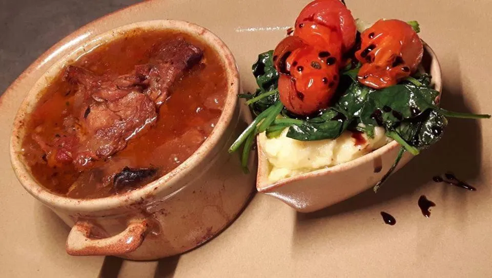 Food close-up in White Swan Inn