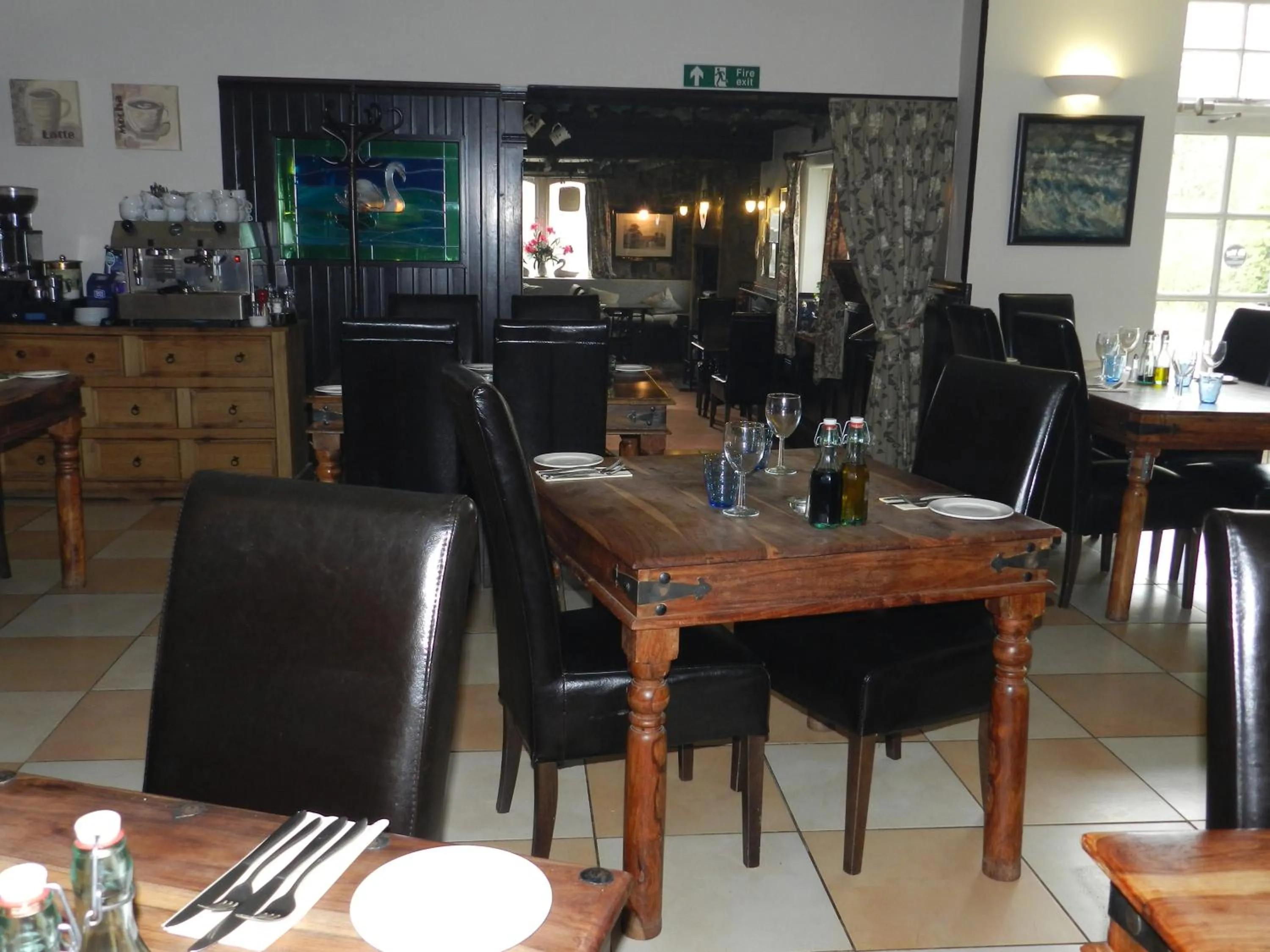 On site in White Swan Inn