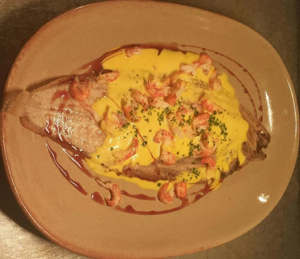 Food close-up in White Swan Inn