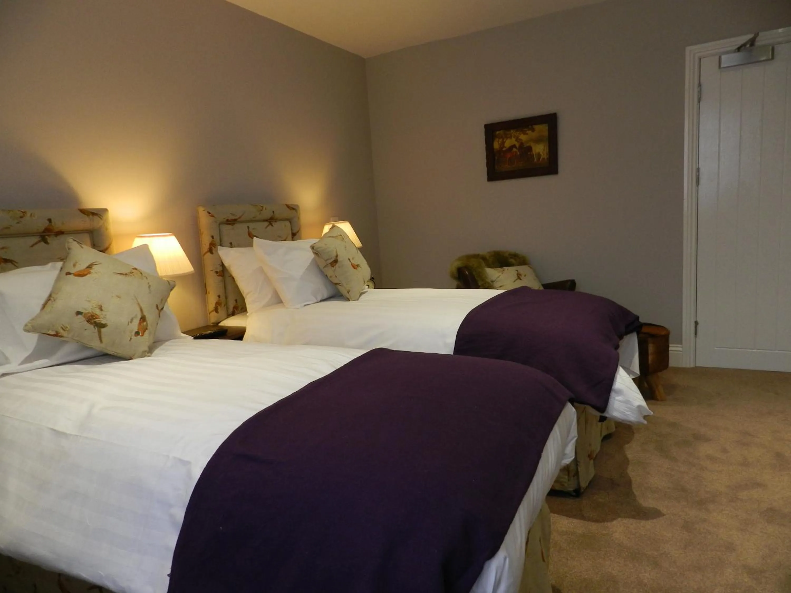 Bed in White Swan Inn