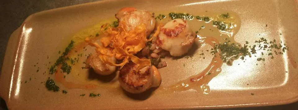 Food close-up in White Swan Inn