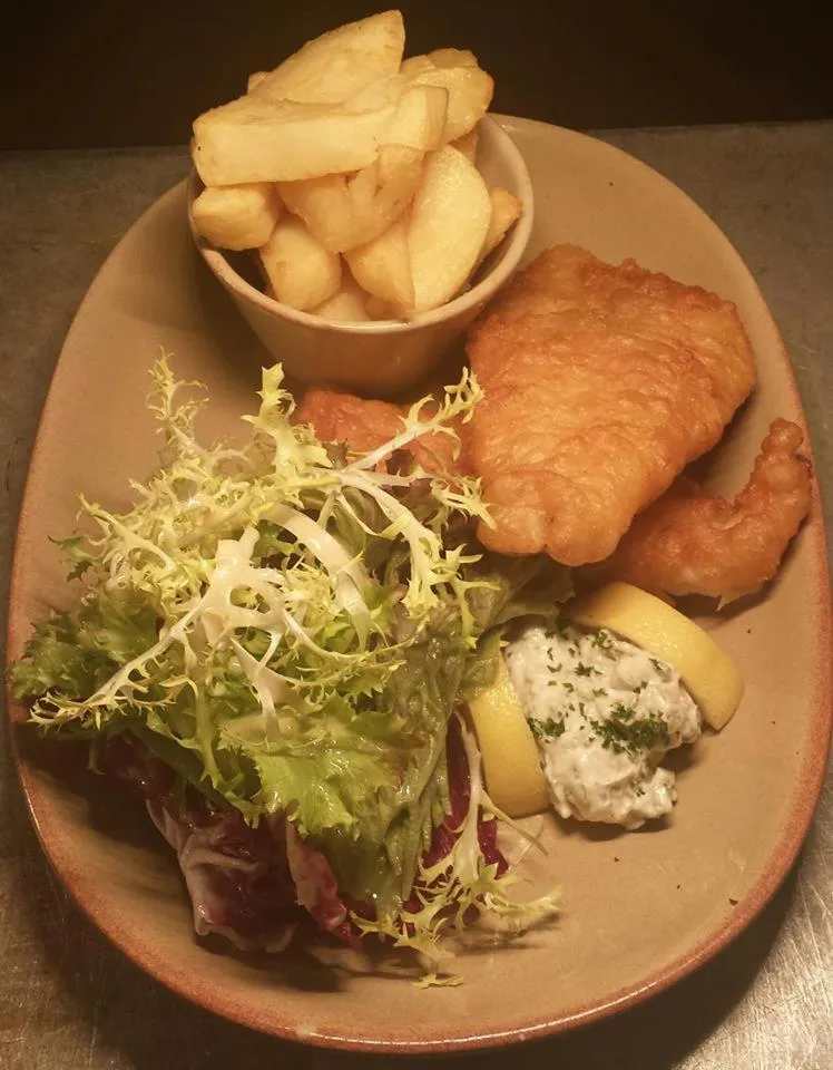 Food close-up in White Swan Inn