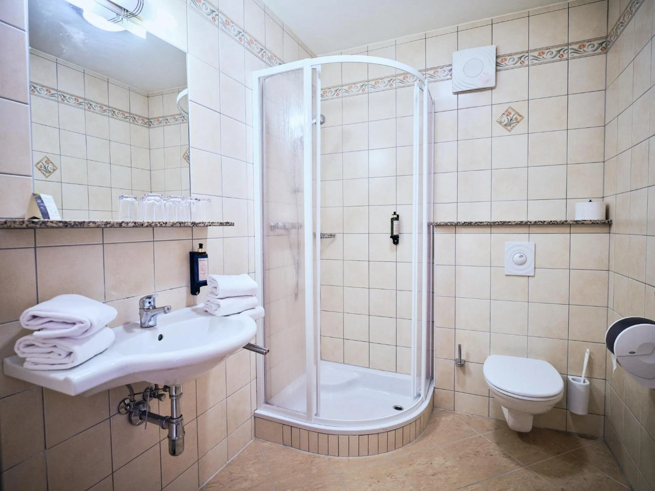 Shower in Hotel Kirchboden by Alpeffect Hotels