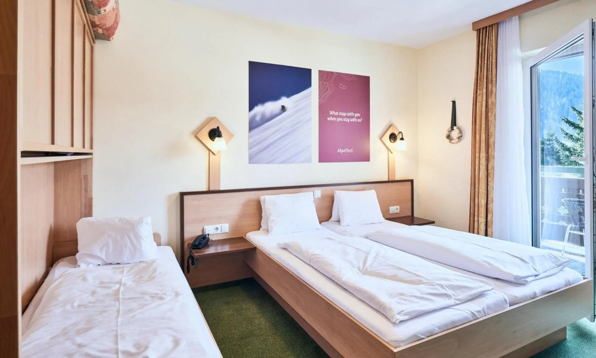 Bed in Hotel Kirchboden by Alpeffect Hotels