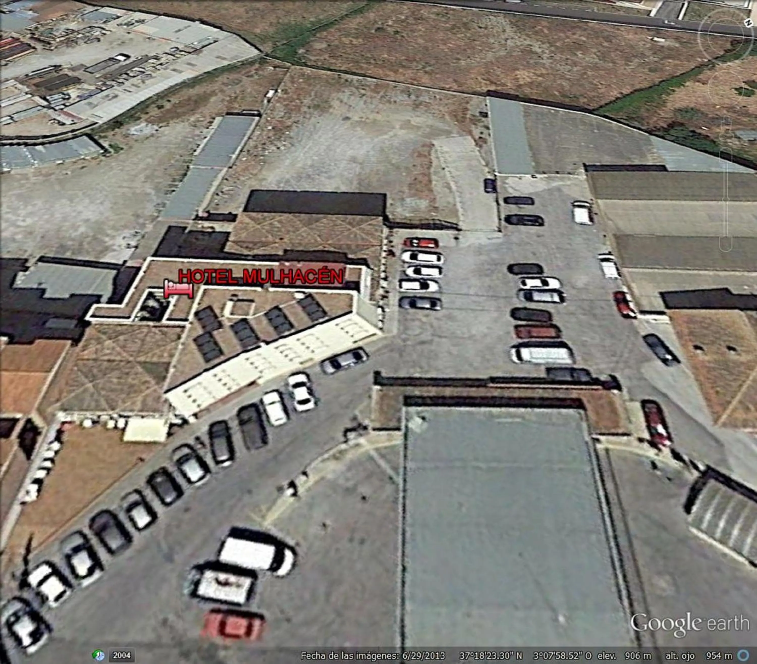 Bird's eye view in Hotel Mulhacen