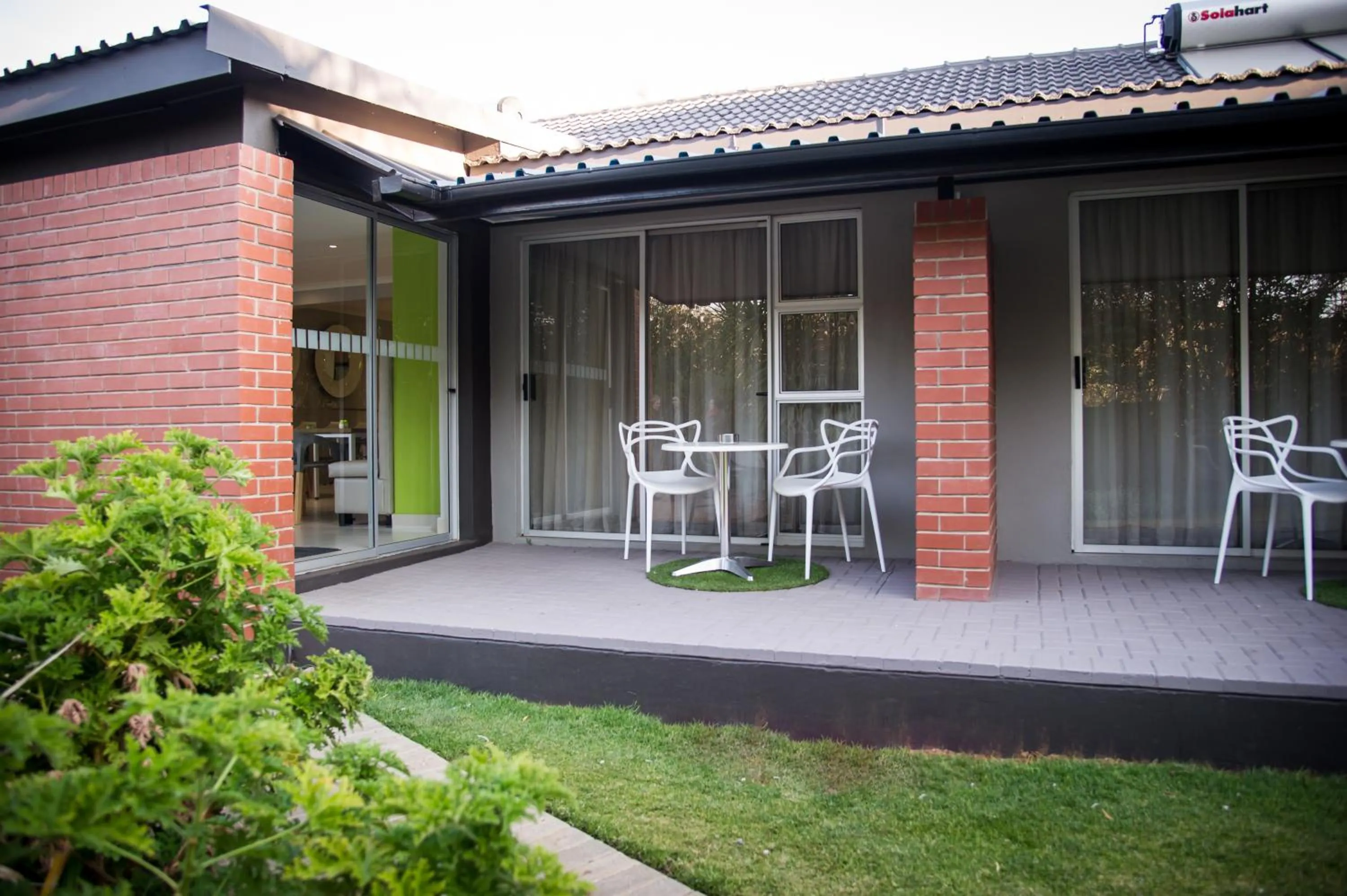 Patio in Palm Lodge Guest House