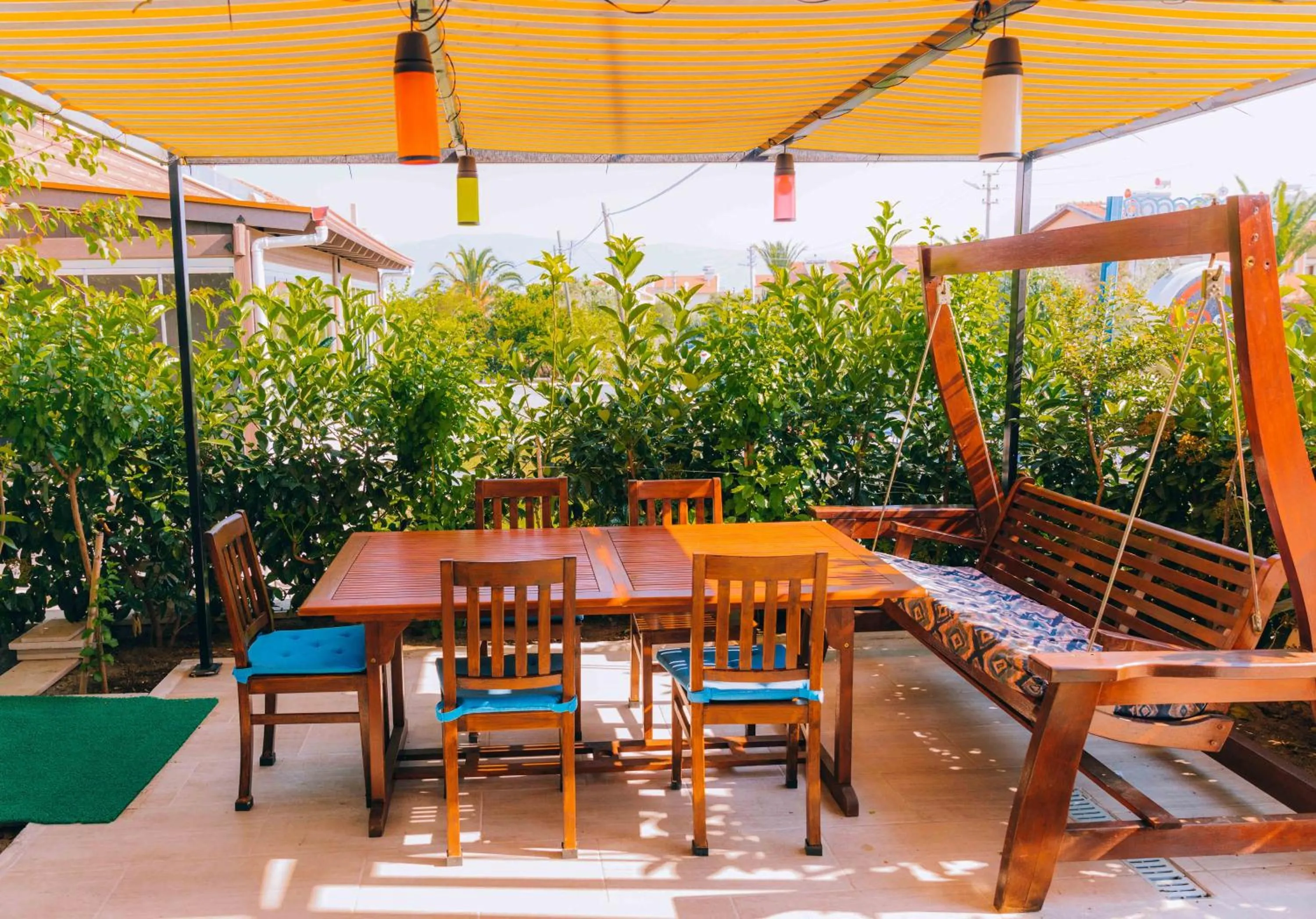 Patio in Asil Apart Hotel