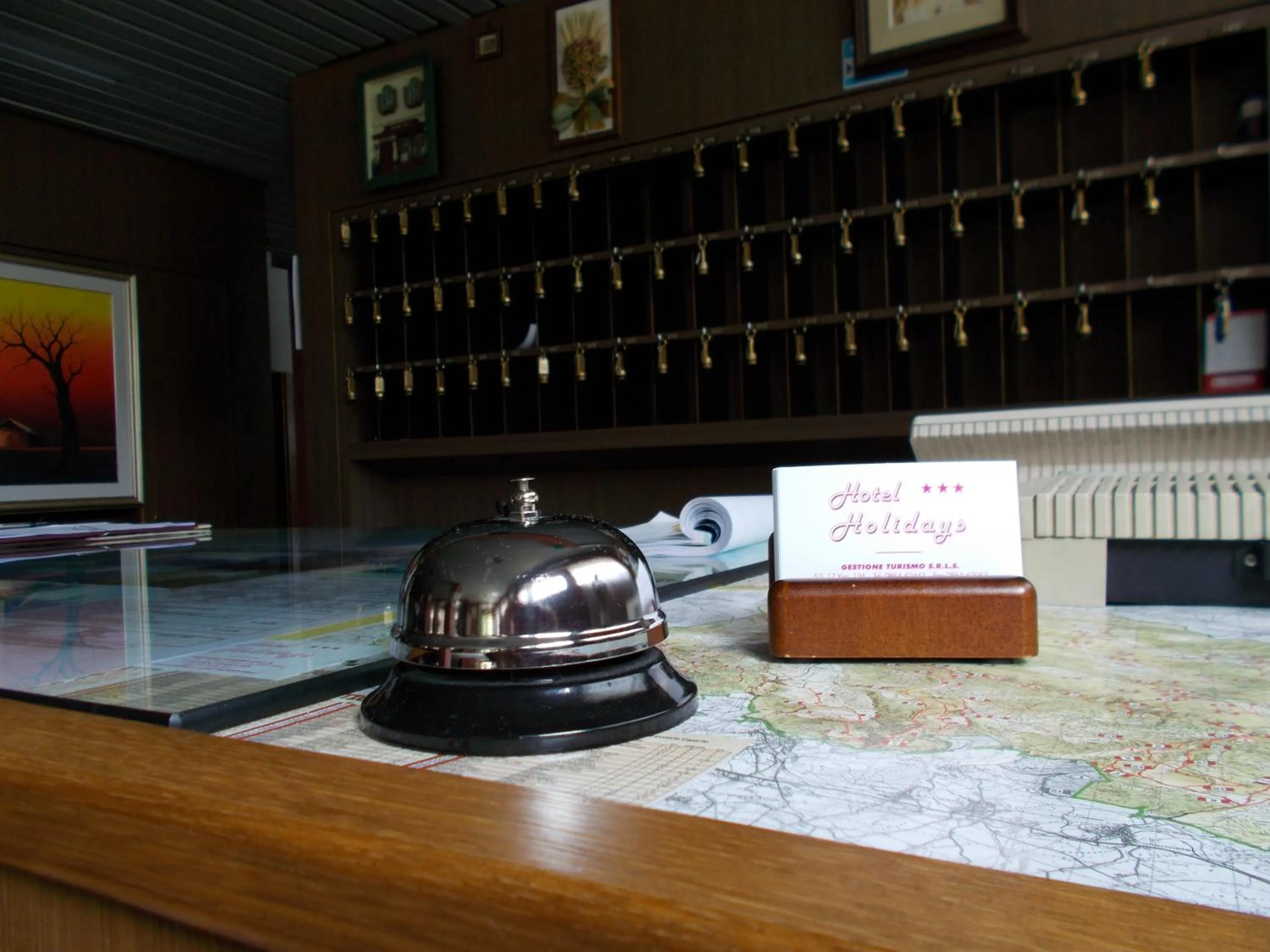 Lobby or reception in Hotel Holidays