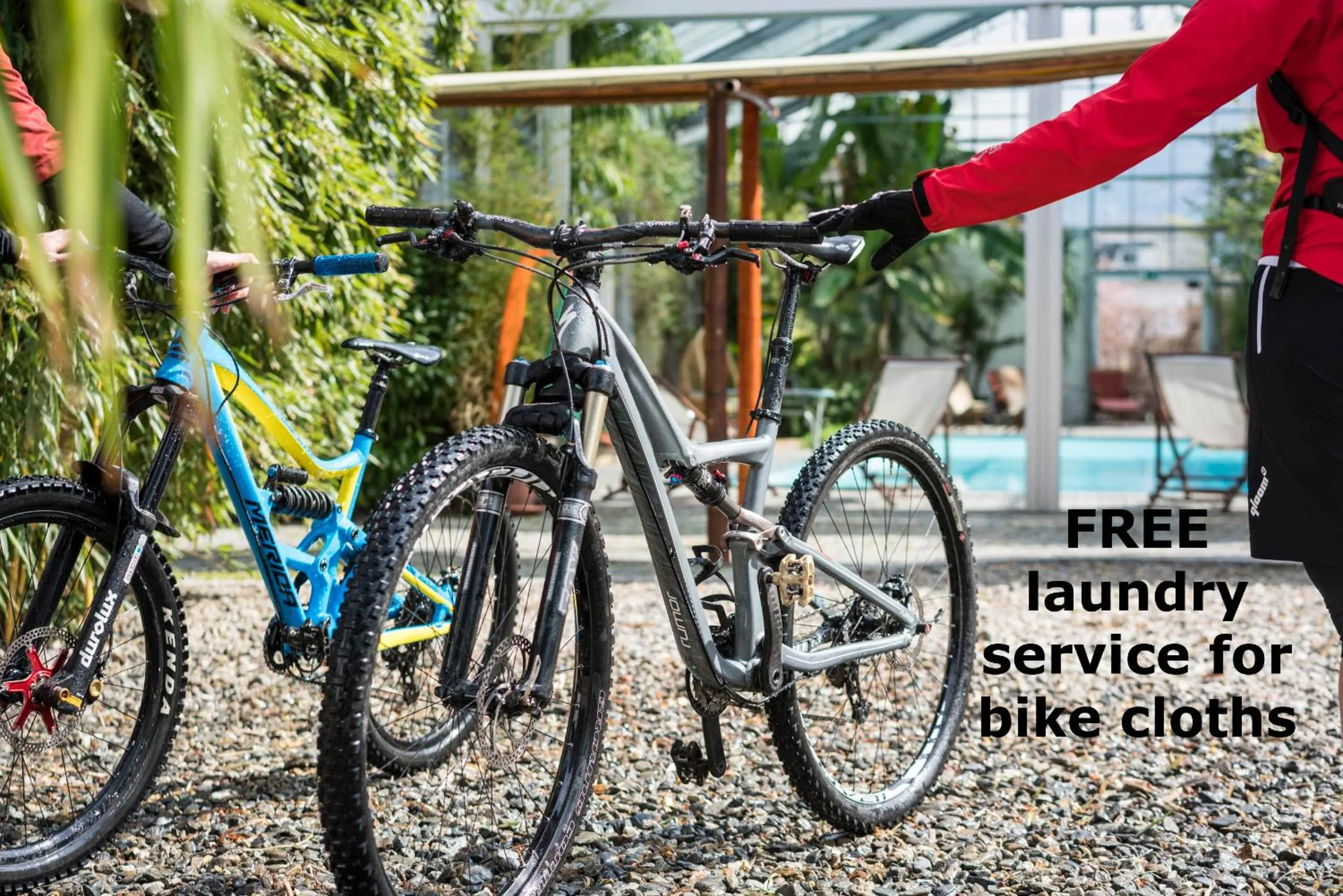 Patio in Hotel Bamboo