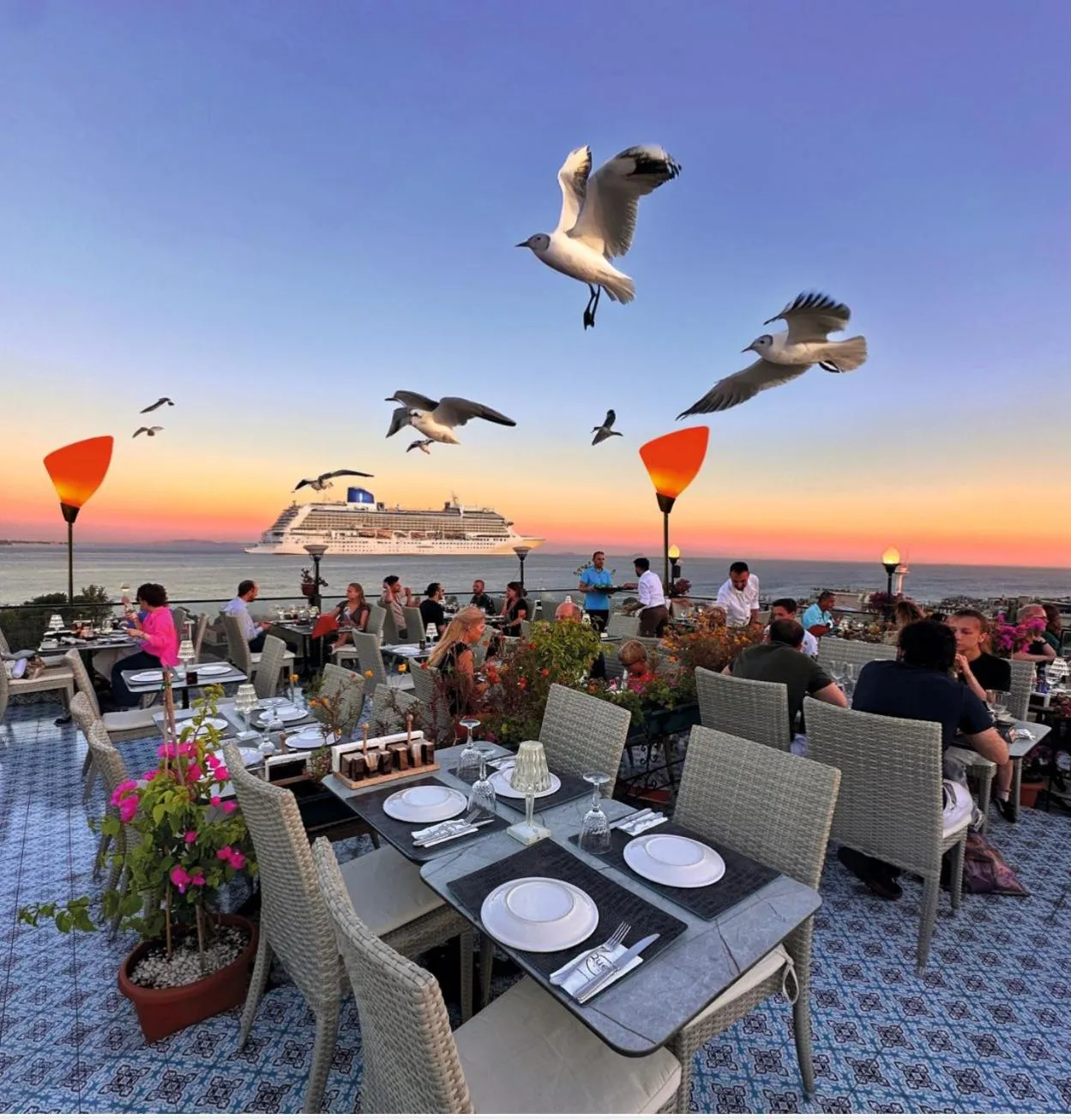 Restaurant/places to eat in The Byzantium Suites Hotel & Spa