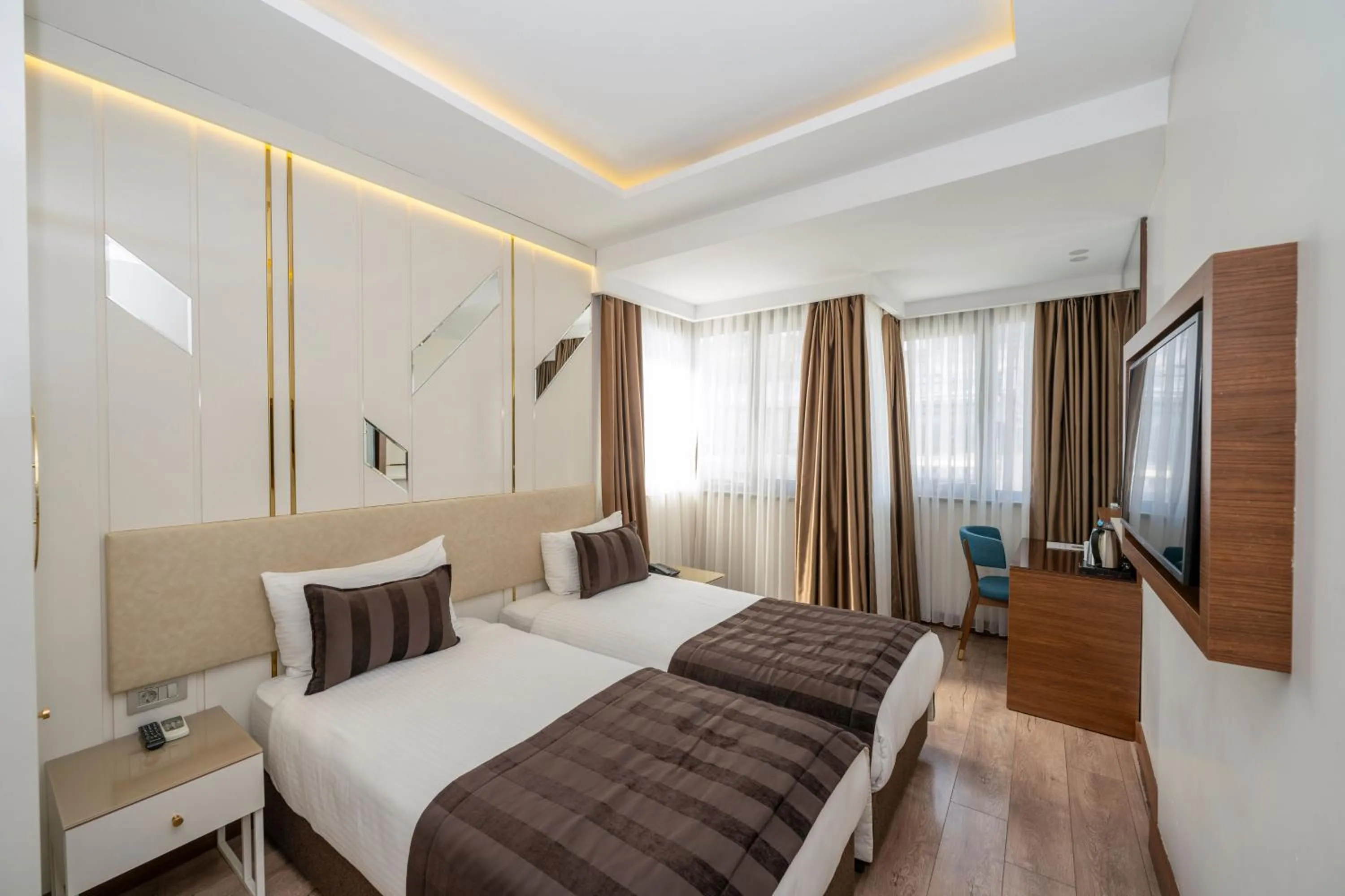 Photo of the whole room, Bed in The Byzantium Suites Hotel & Spa