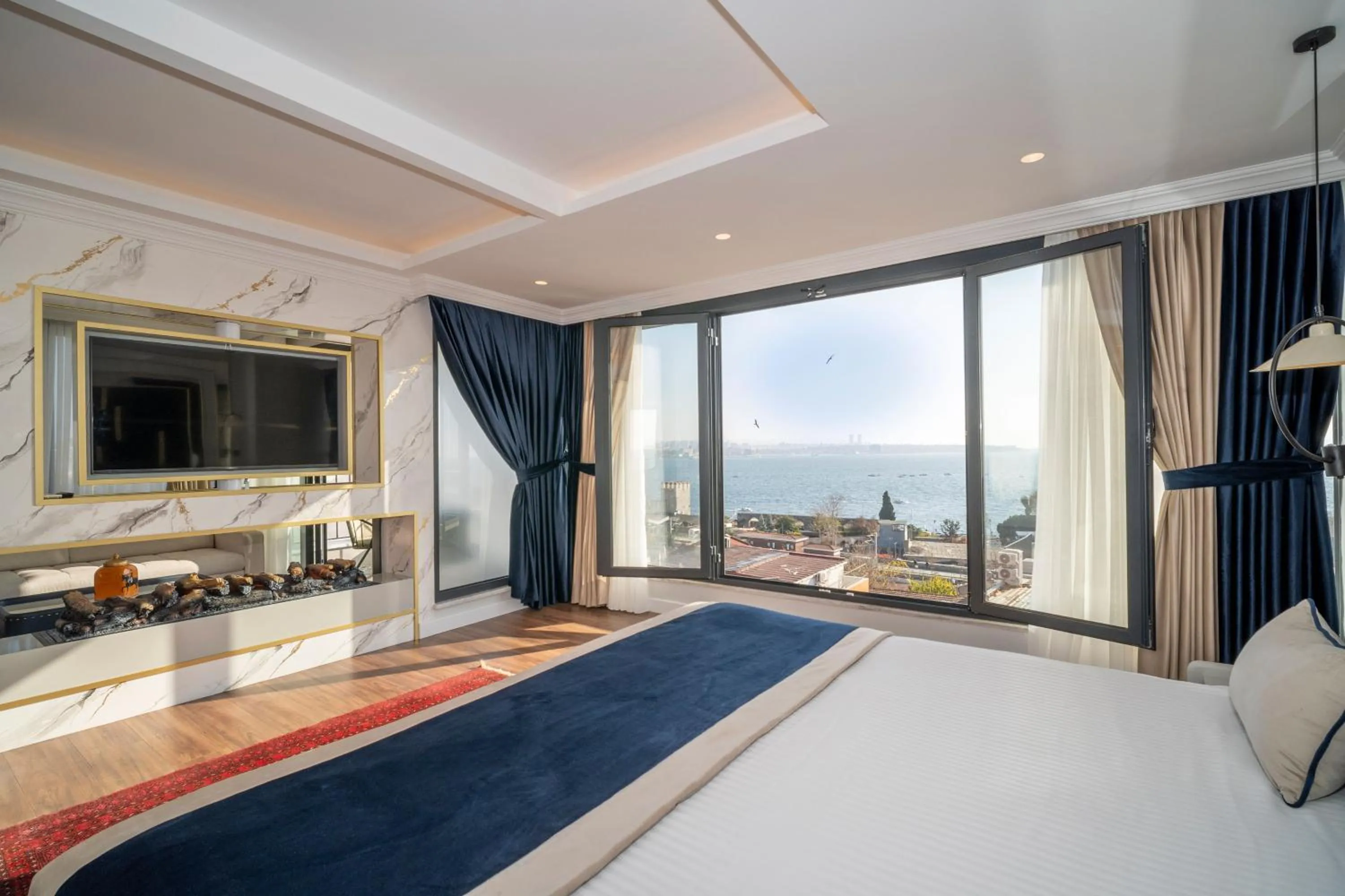 Photo of the whole room, Bed in The Byzantium Suites Hotel & Spa