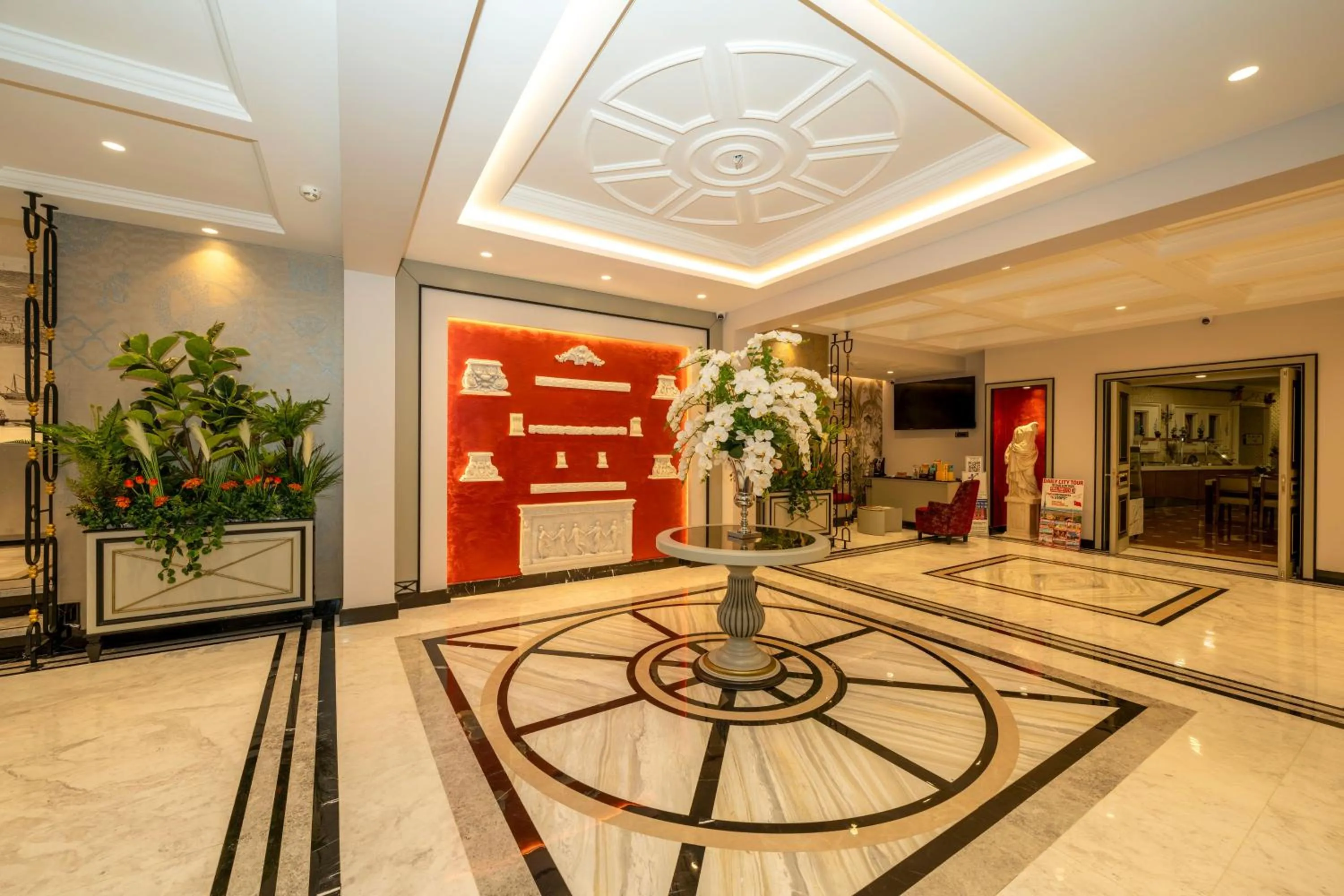 Lobby or reception in The Byzantium Suites Hotel & Spa