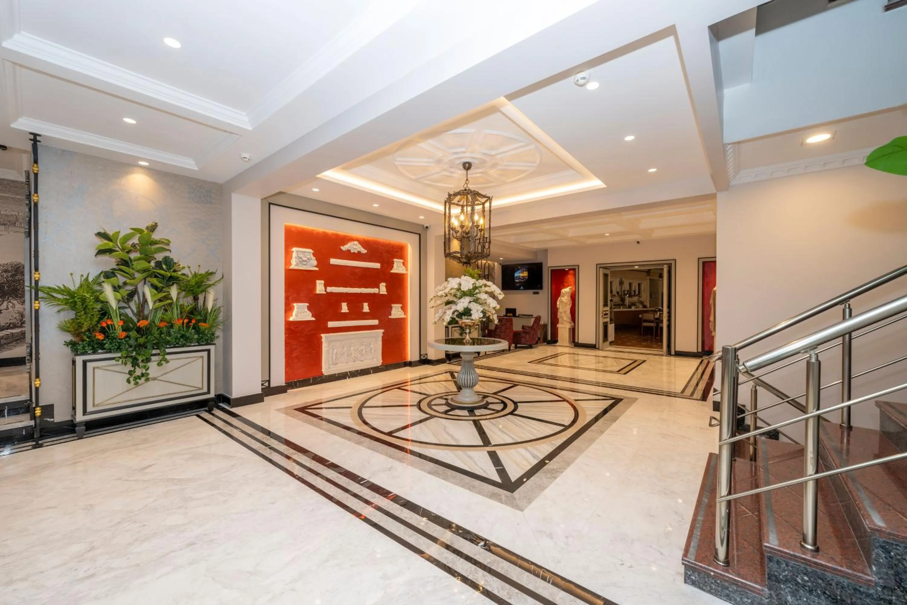 Lobby or reception in The Byzantium Suites Hotel & Spa