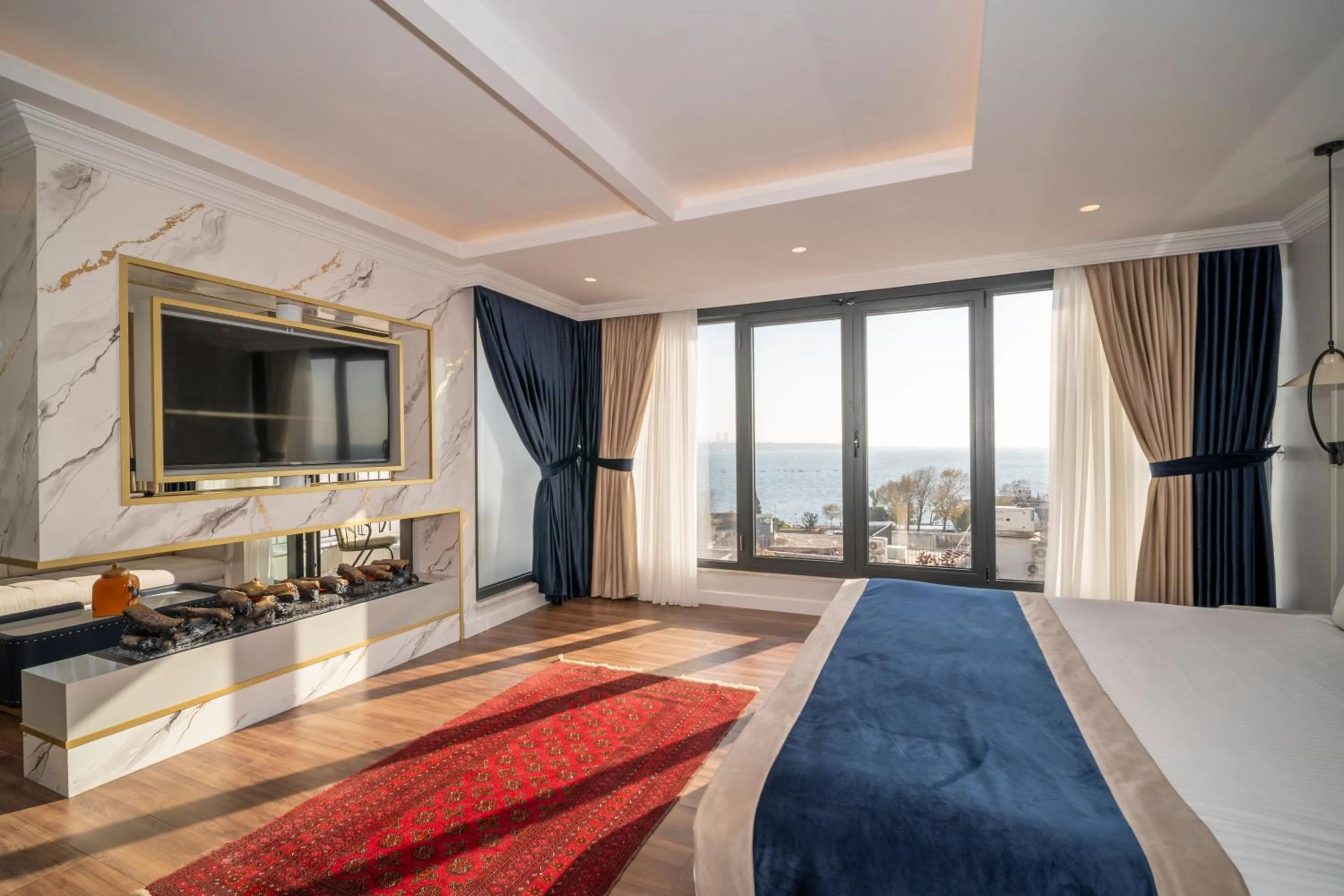 Photo of the whole room, Bed in The Byzantium Suites Hotel & Spa