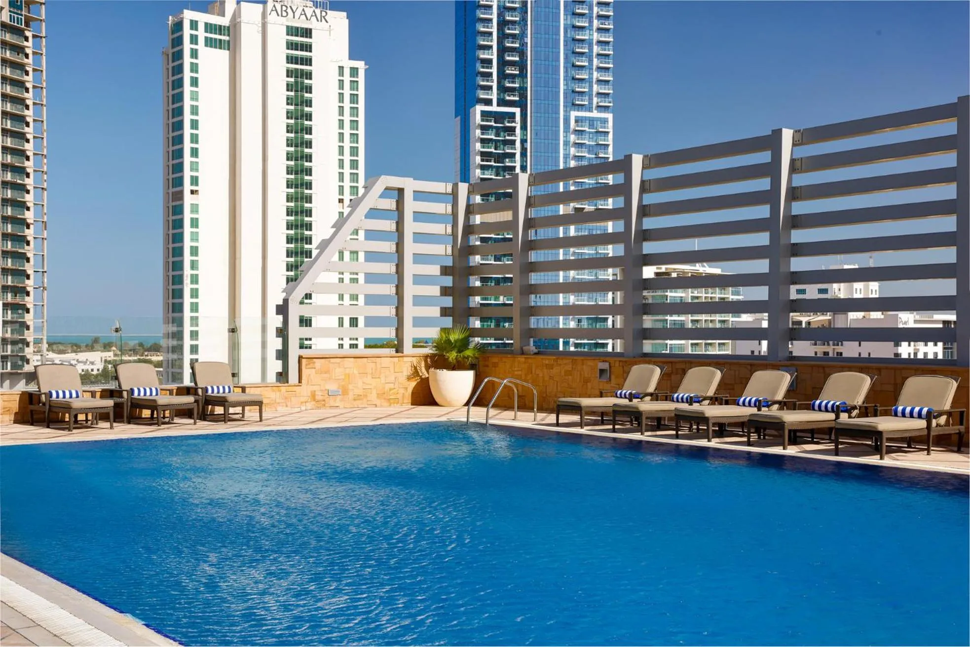 Swimming pool in La Suite Dubai Hotel & Apartments