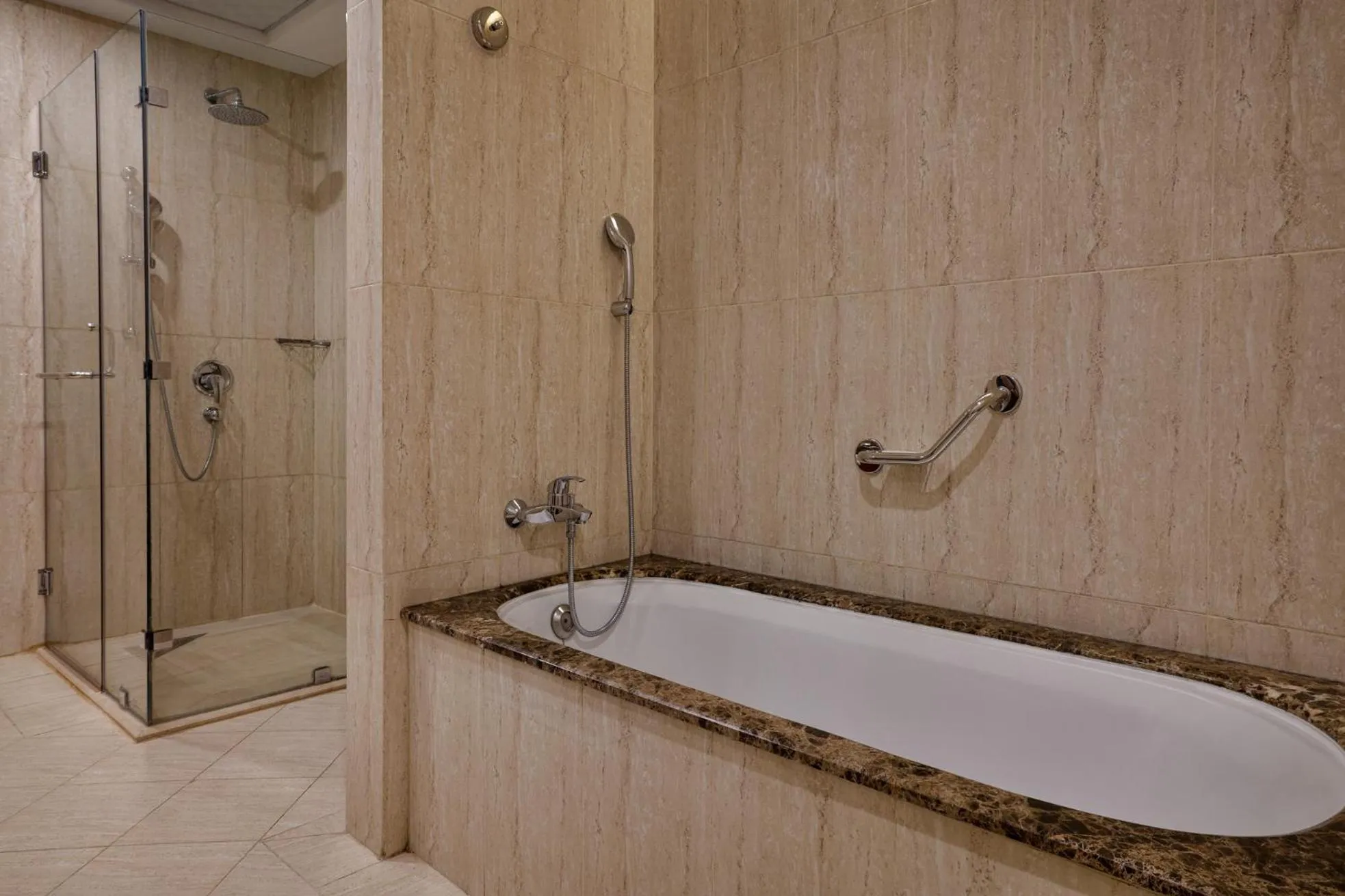 Bathroom in La Suite Dubai Hotel & Apartments