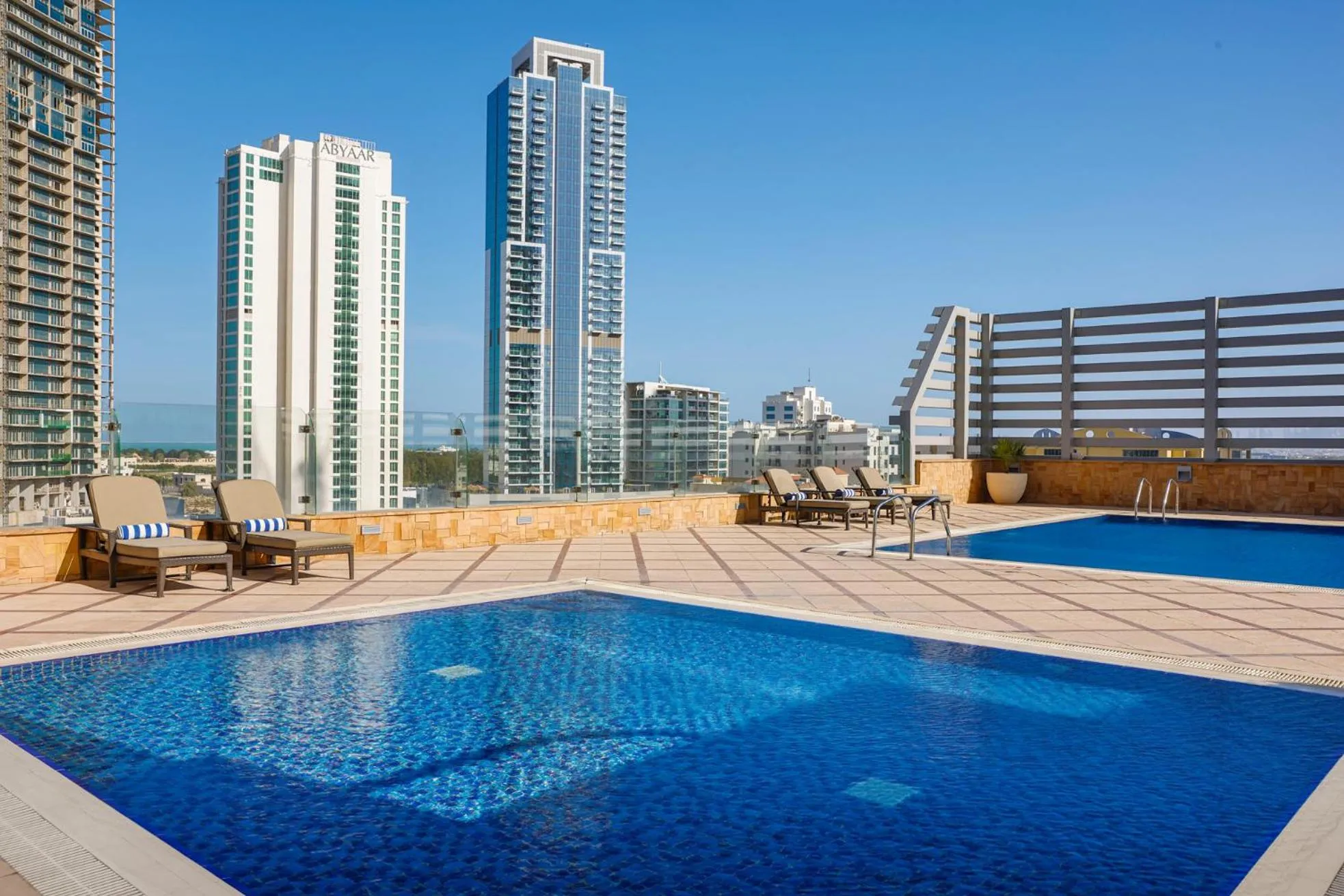 Swimming pool in La Suite Dubai Hotel & Apartments