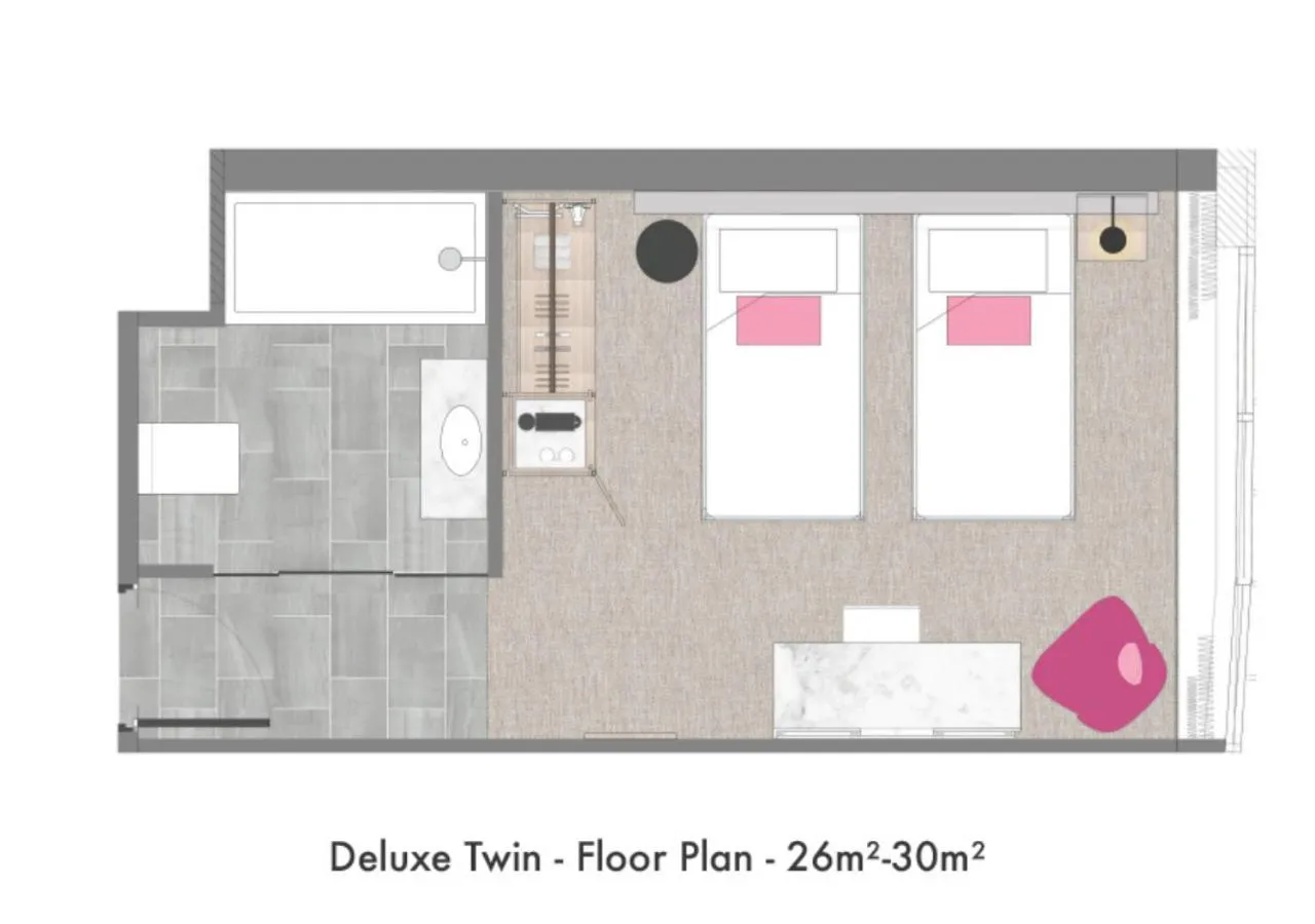 Floor plan in The Morgan Hotel