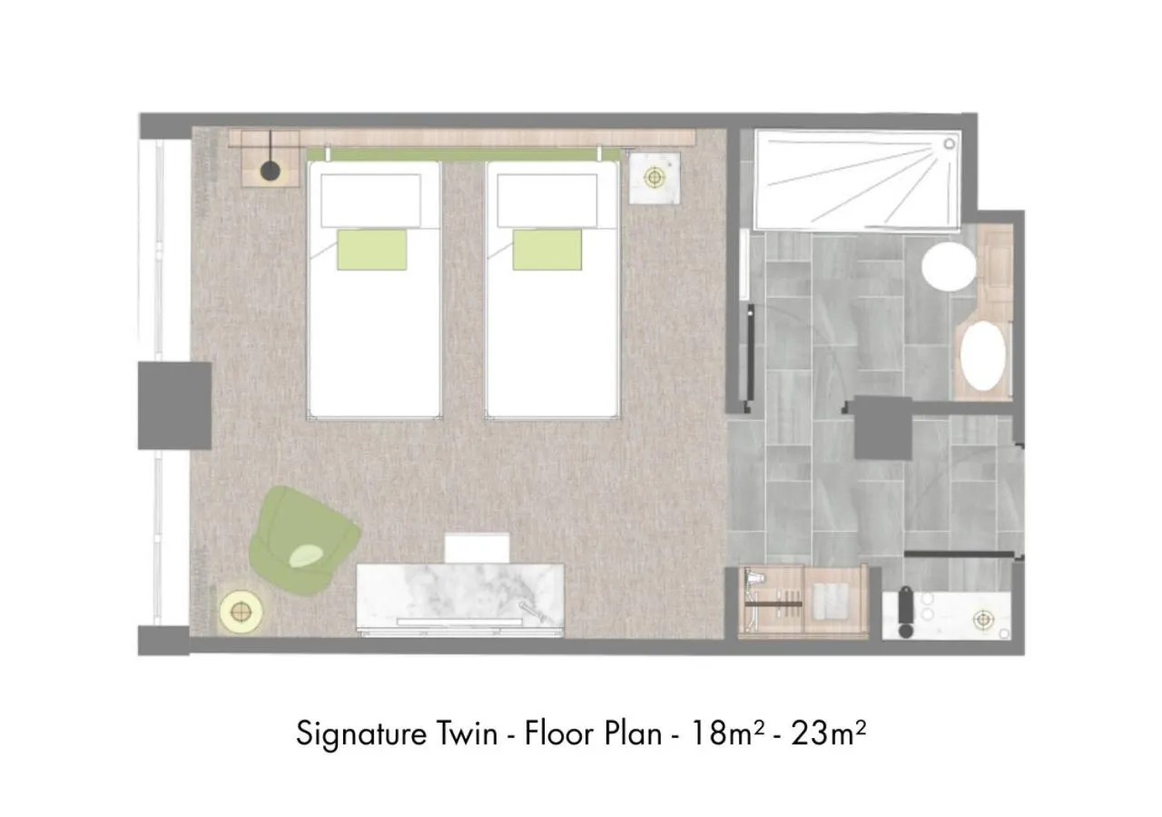 Floor plan in The Morgan Hotel