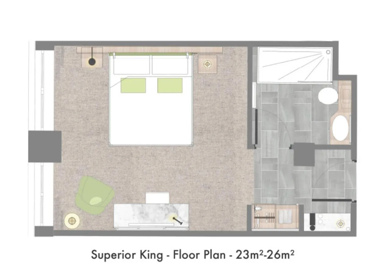 Floor plan in The Morgan Hotel