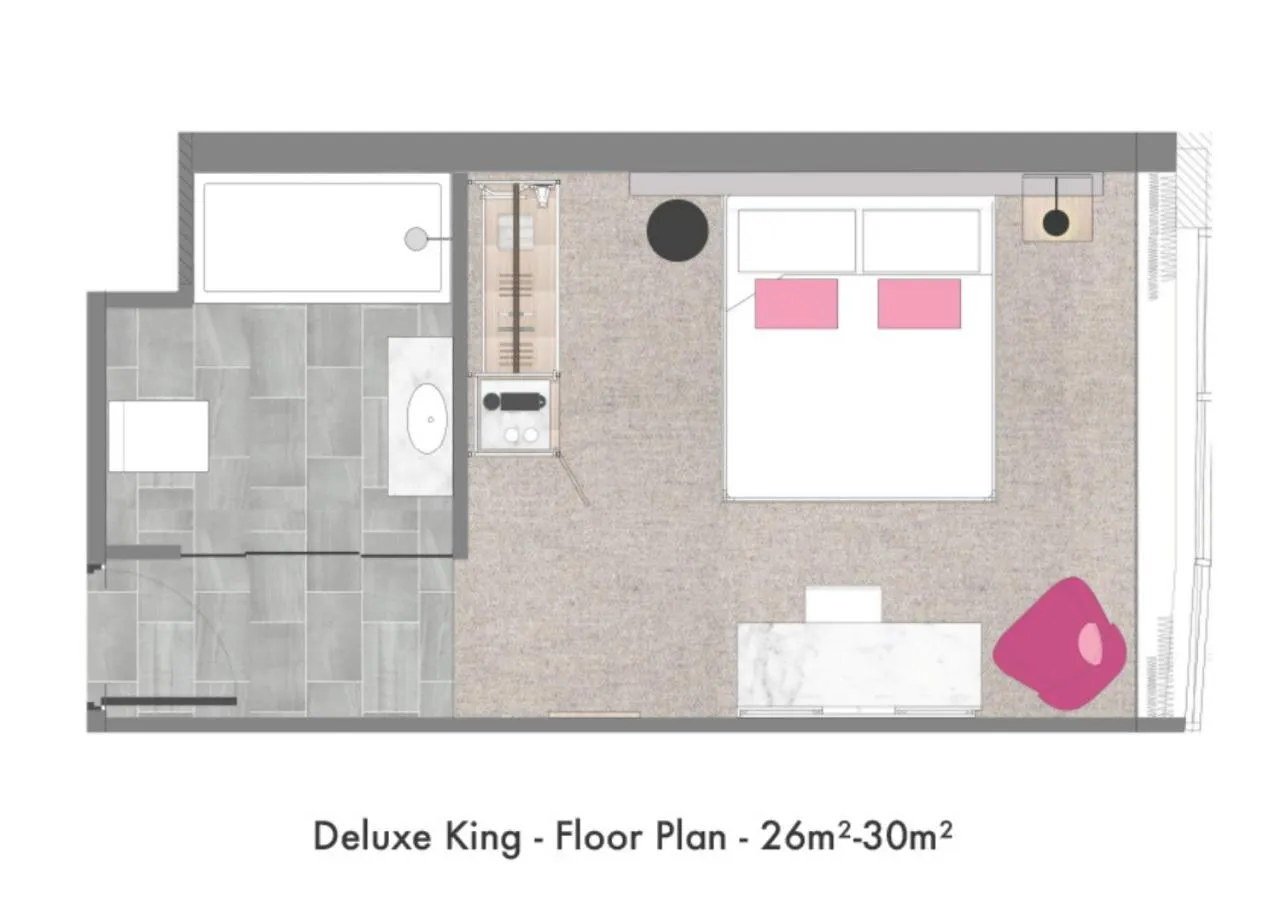 Floor plan in The Morgan Hotel