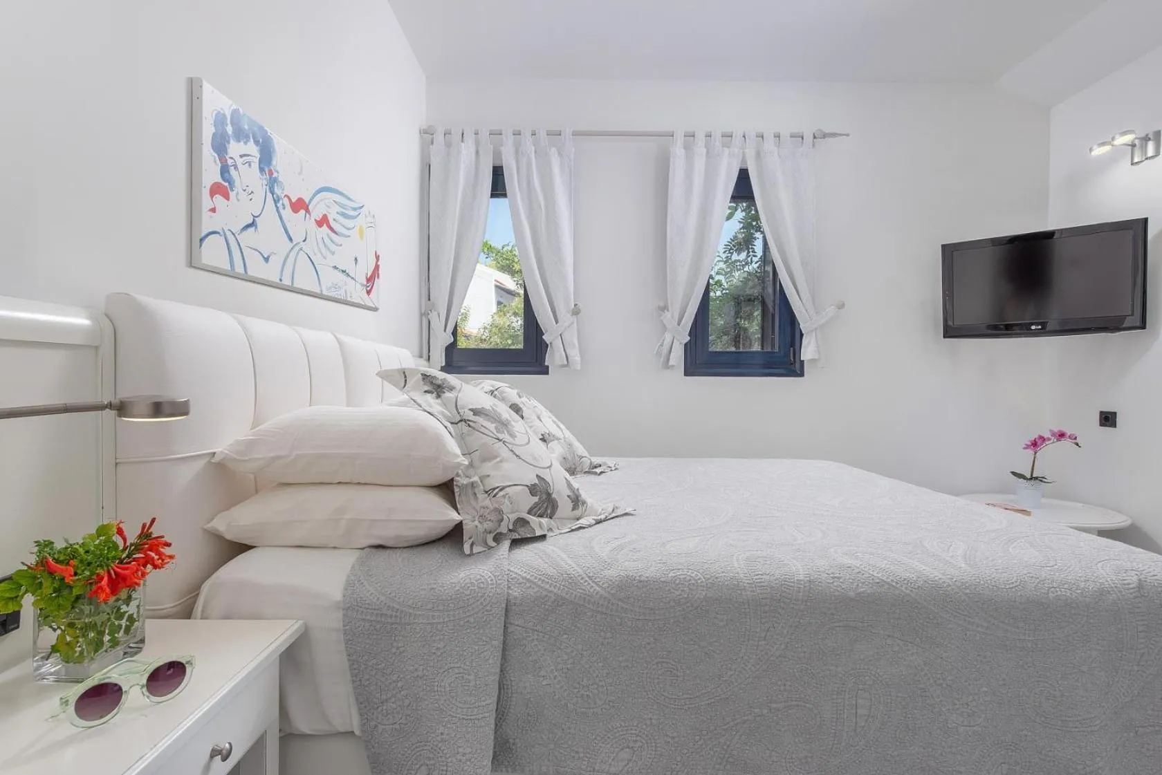 Bedroom, Bed in Adrina Beach Hotel