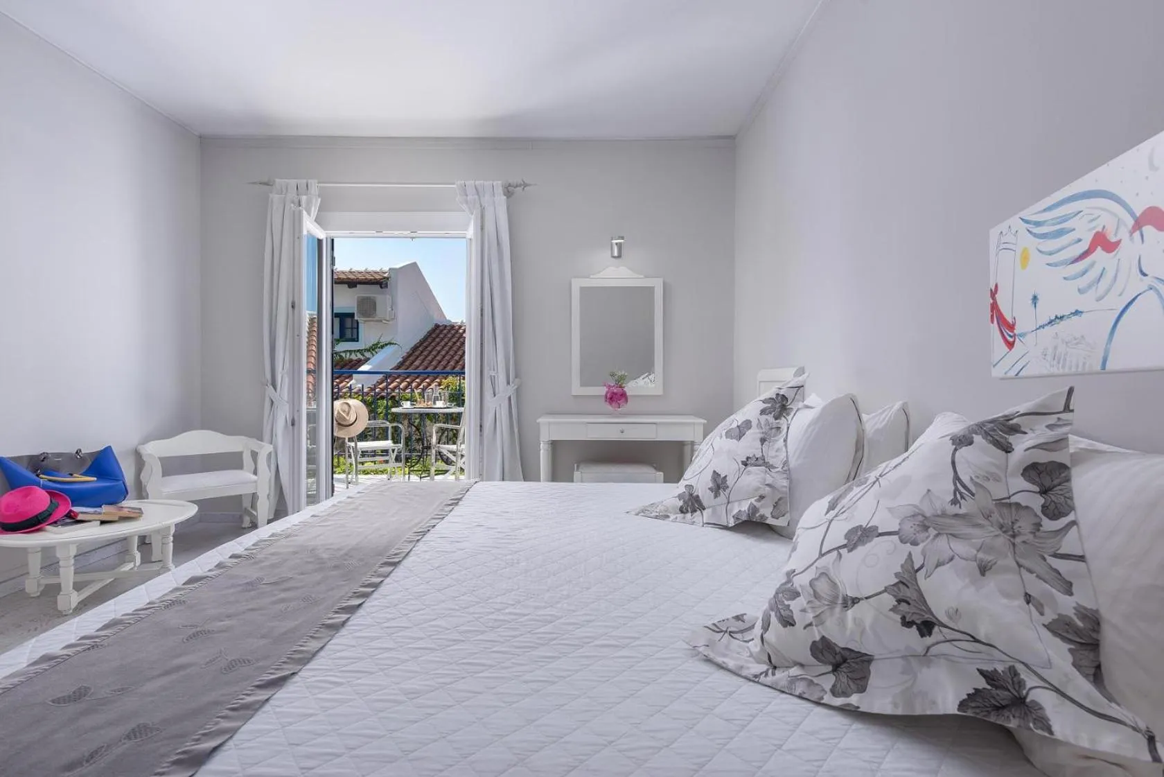 Bedroom, Bed in Adrina Beach Hotel