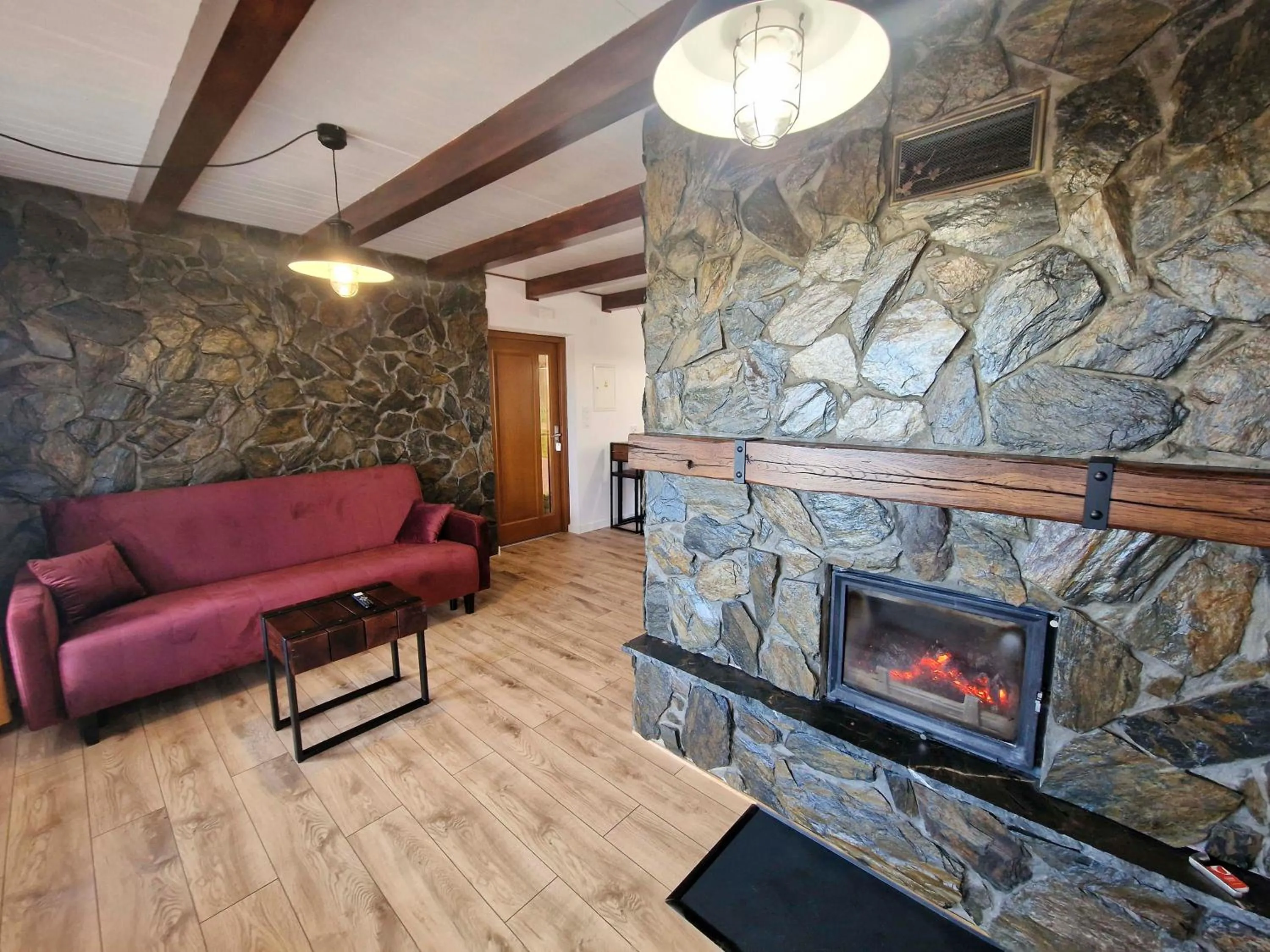 Living room in Zielona Przystań