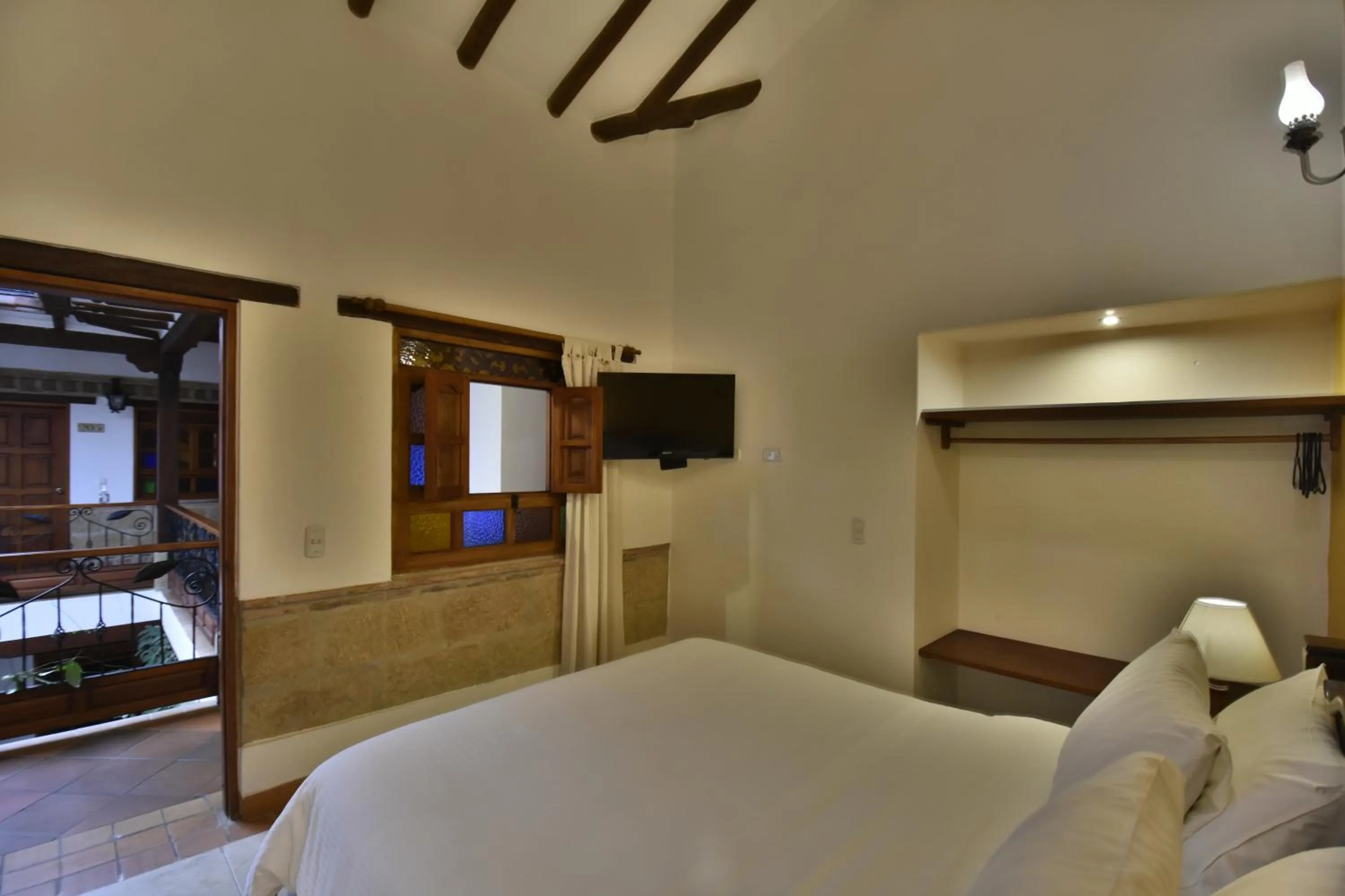 Bed in Hotel Jardines De La Villa