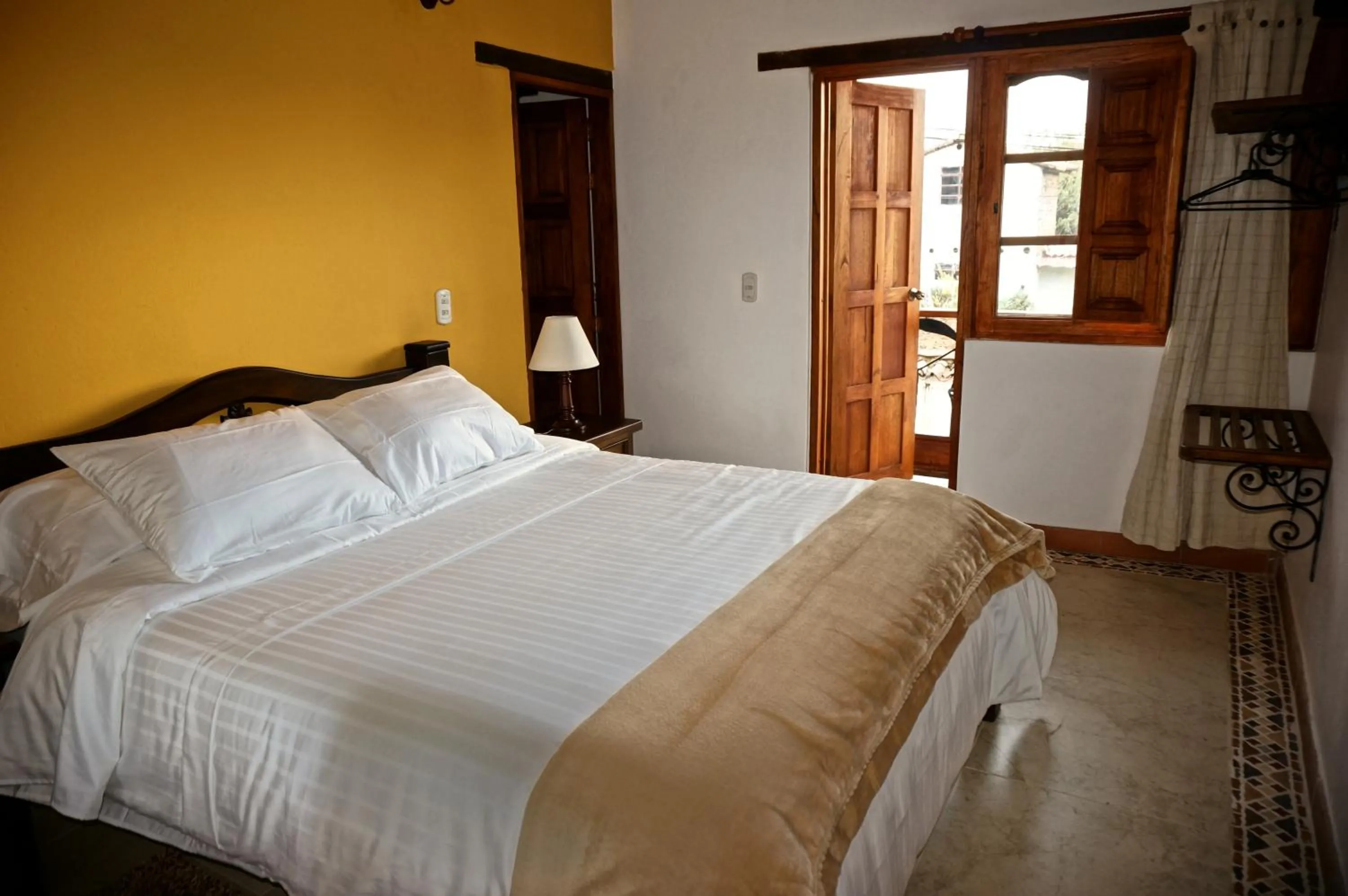 Bed in Hotel Jardines De La Villa