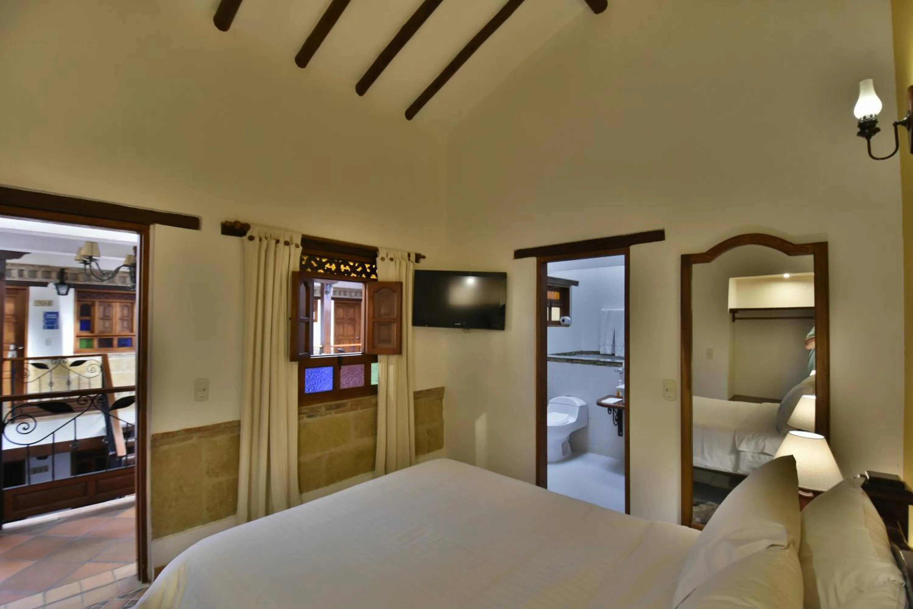 Bed in Hotel Jardines De La Villa