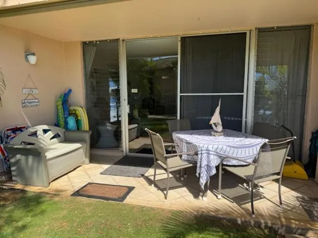 Patio in Kihei Kai Nani with a ocean view