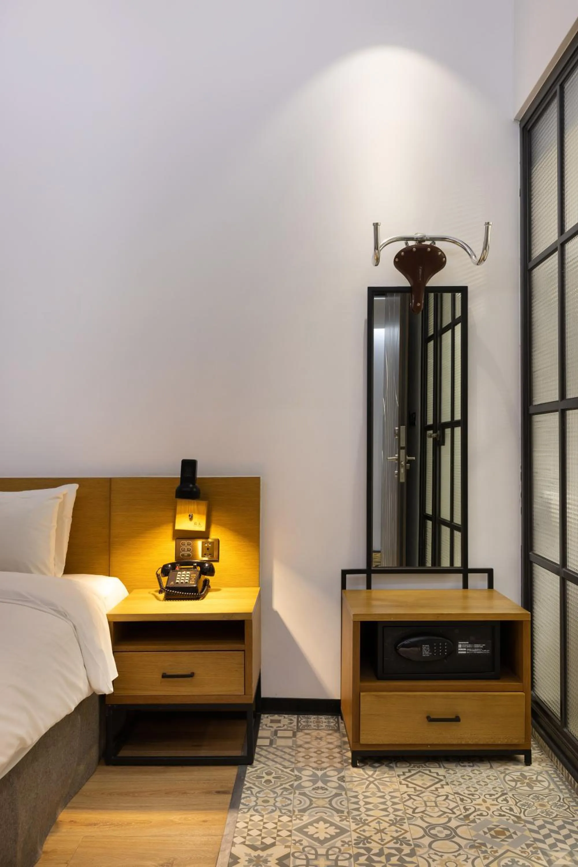 Bed in BlueSky Hotel