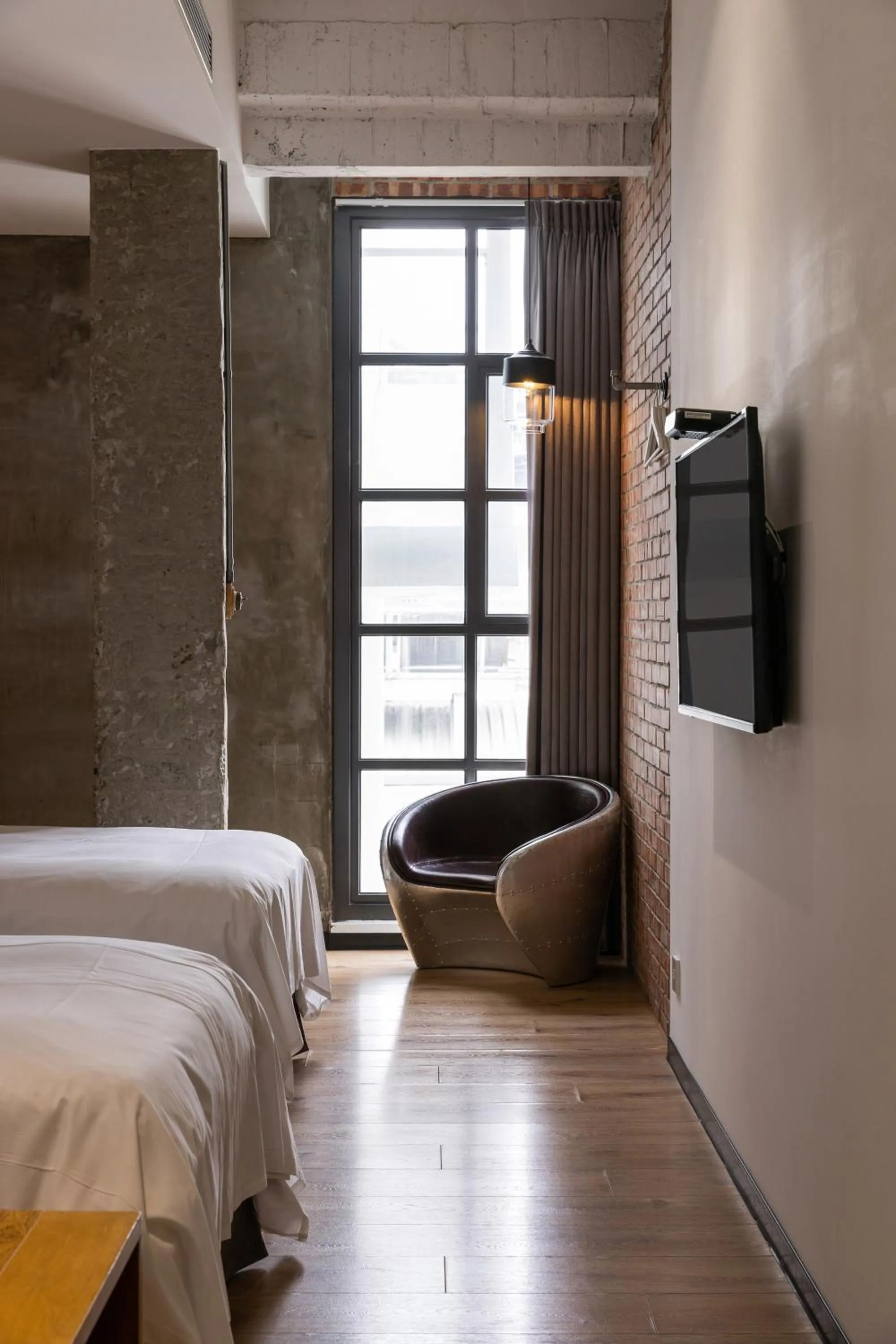 Bed in BlueSky Hotel