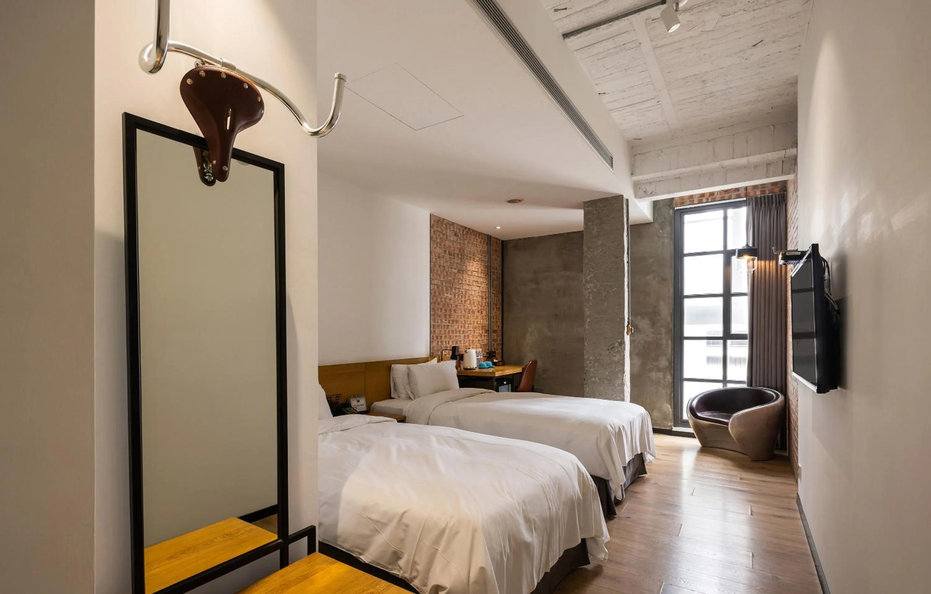 Bed in BlueSky Hotel