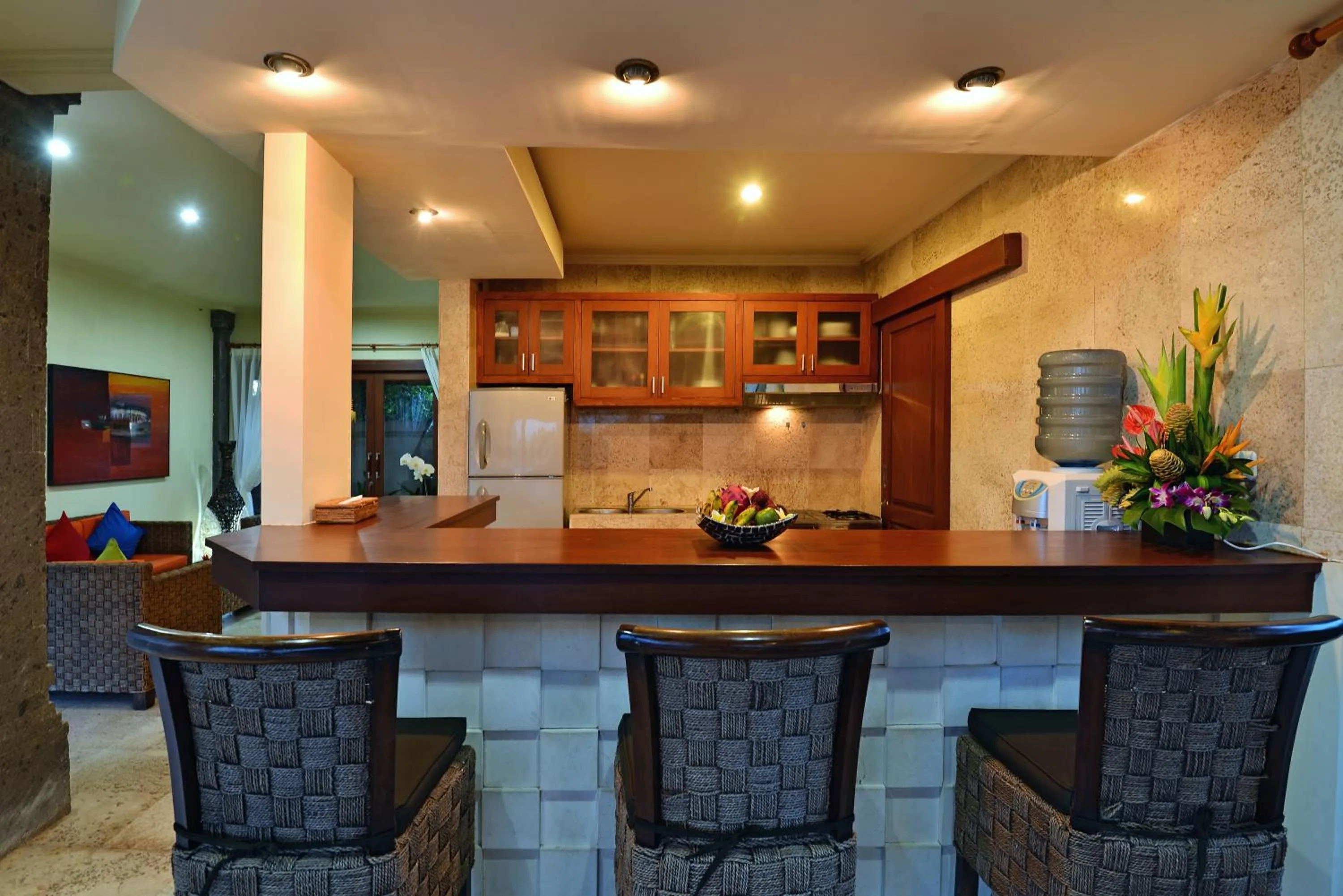 Kitchen or kitchenette in Villa Lidwina by Nagisa Bali