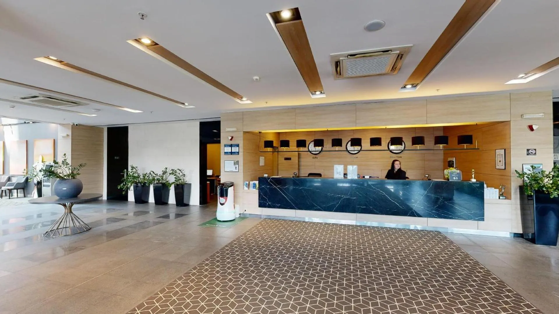 Lobby or reception in Premier Sofia Airport Hotel