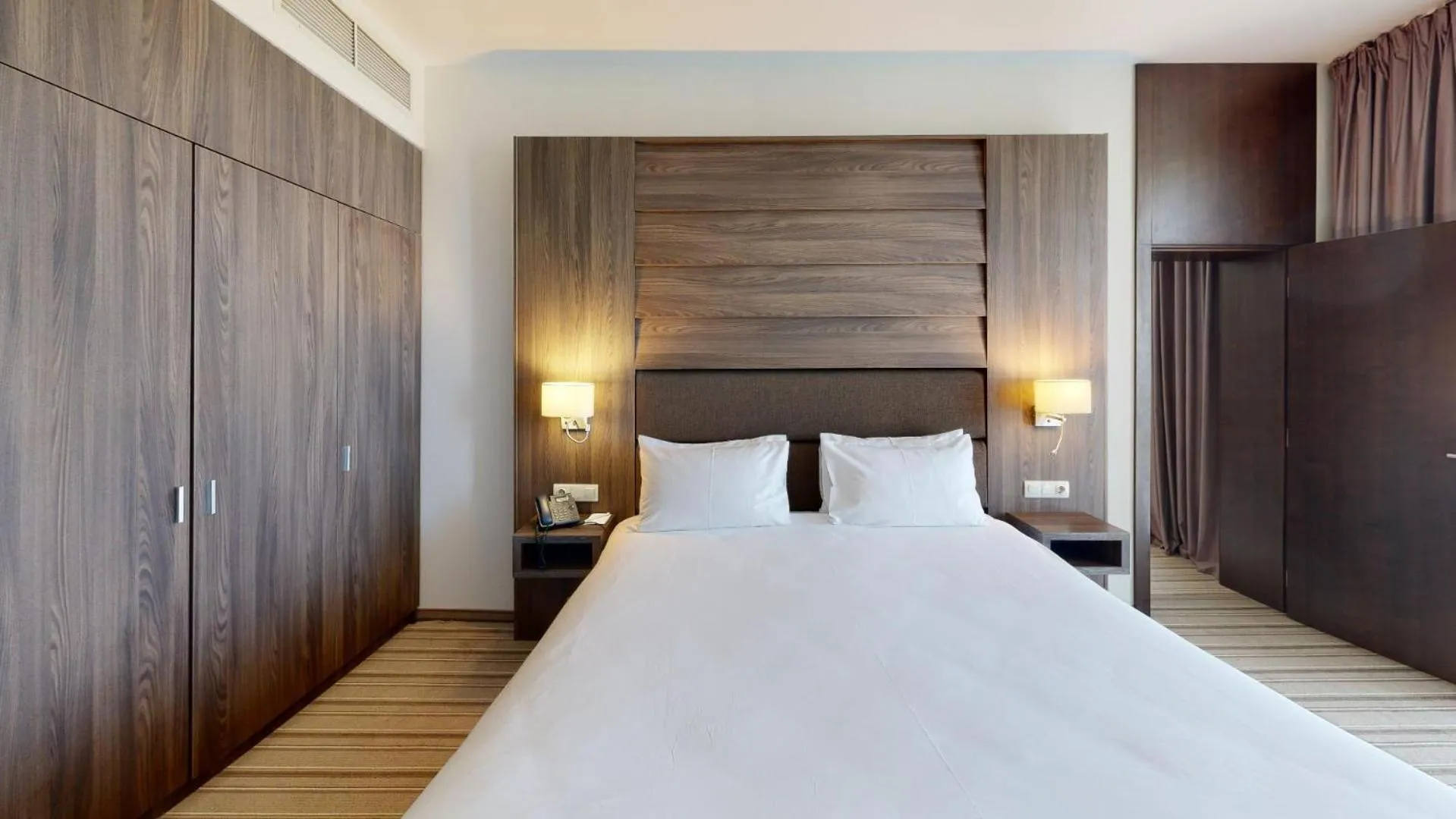 Bed in Premier Sofia Airport Hotel