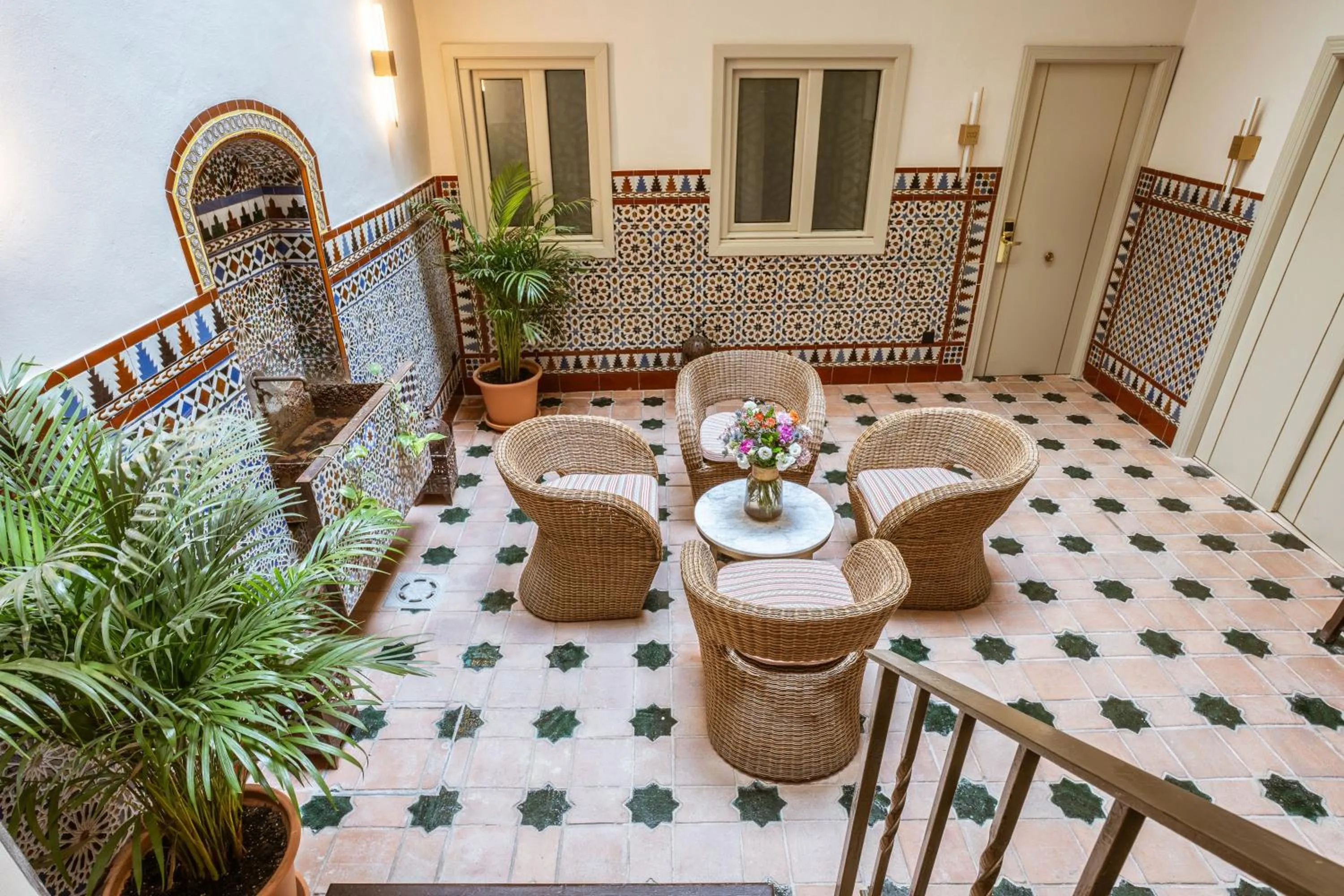 Patio in Hotel Boutique Casas de Santa Cruz