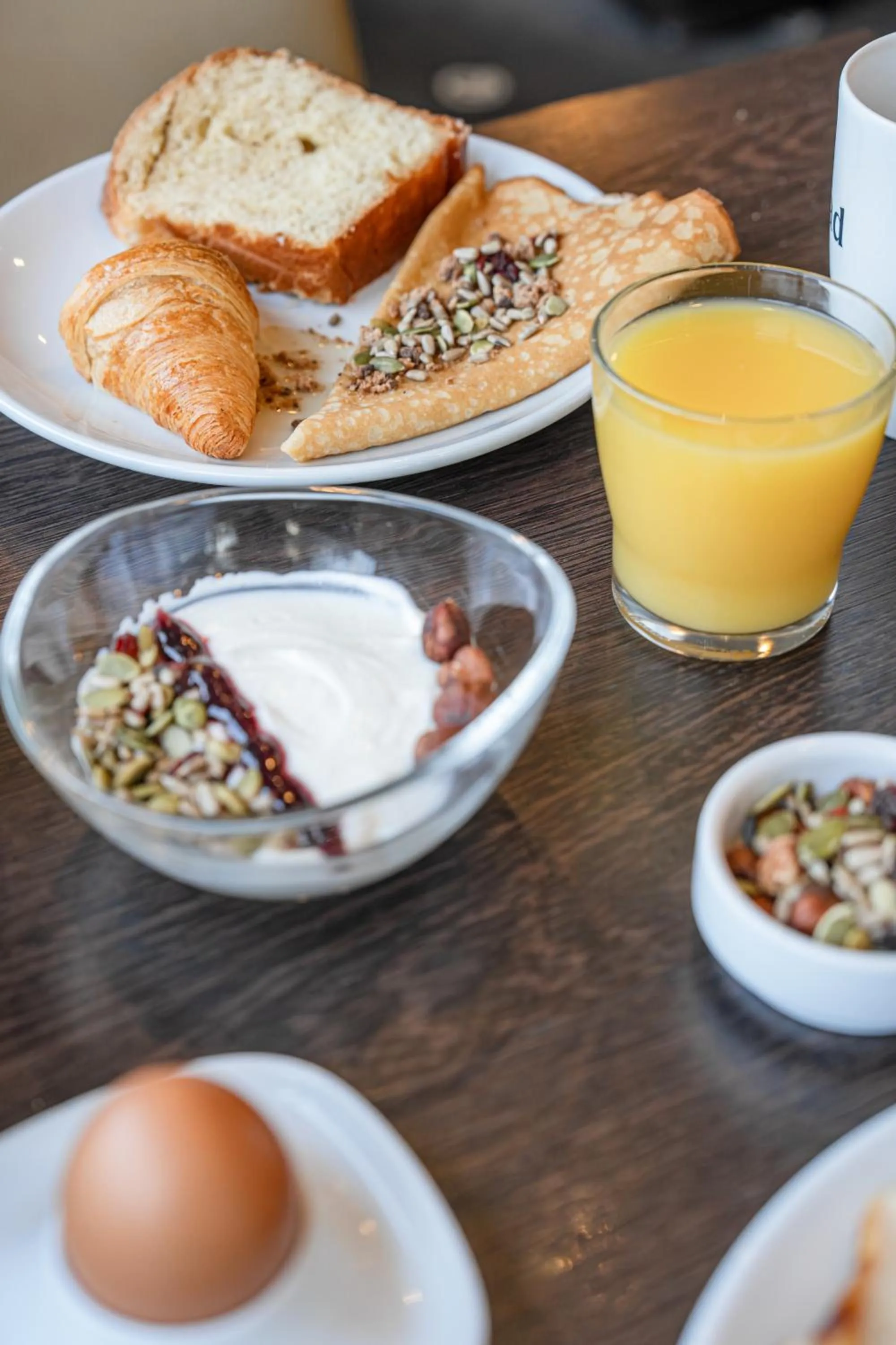 Breakfast in Kyriad Rennes Nord Hotel